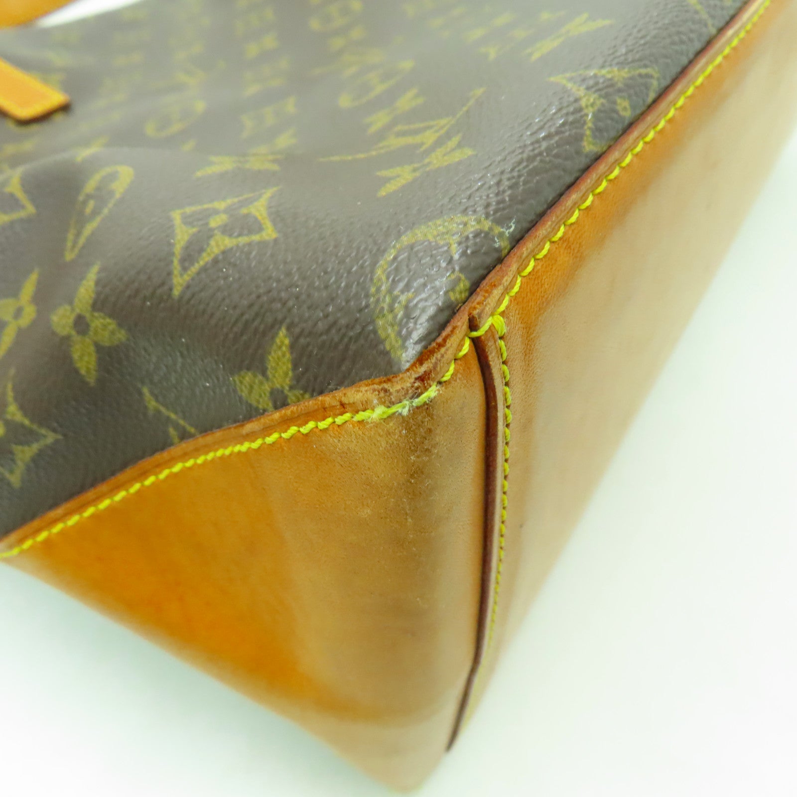 LOUIS VUITTON 【激減優惠】Monogram Cabas Mezzo金扣肩背袋啡色
