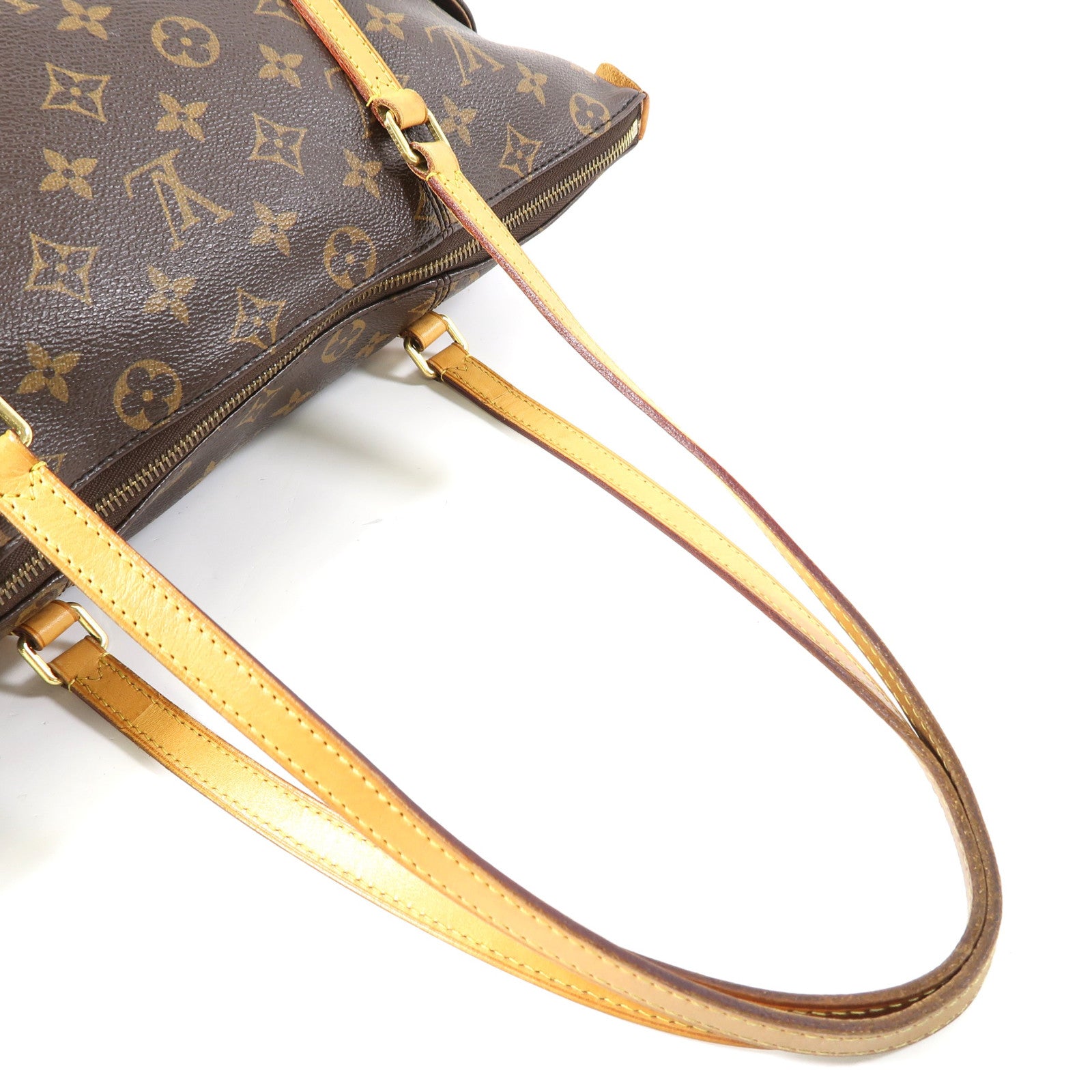 LOUIS VUITTON Monogram Totally金扣肩背袋啡色