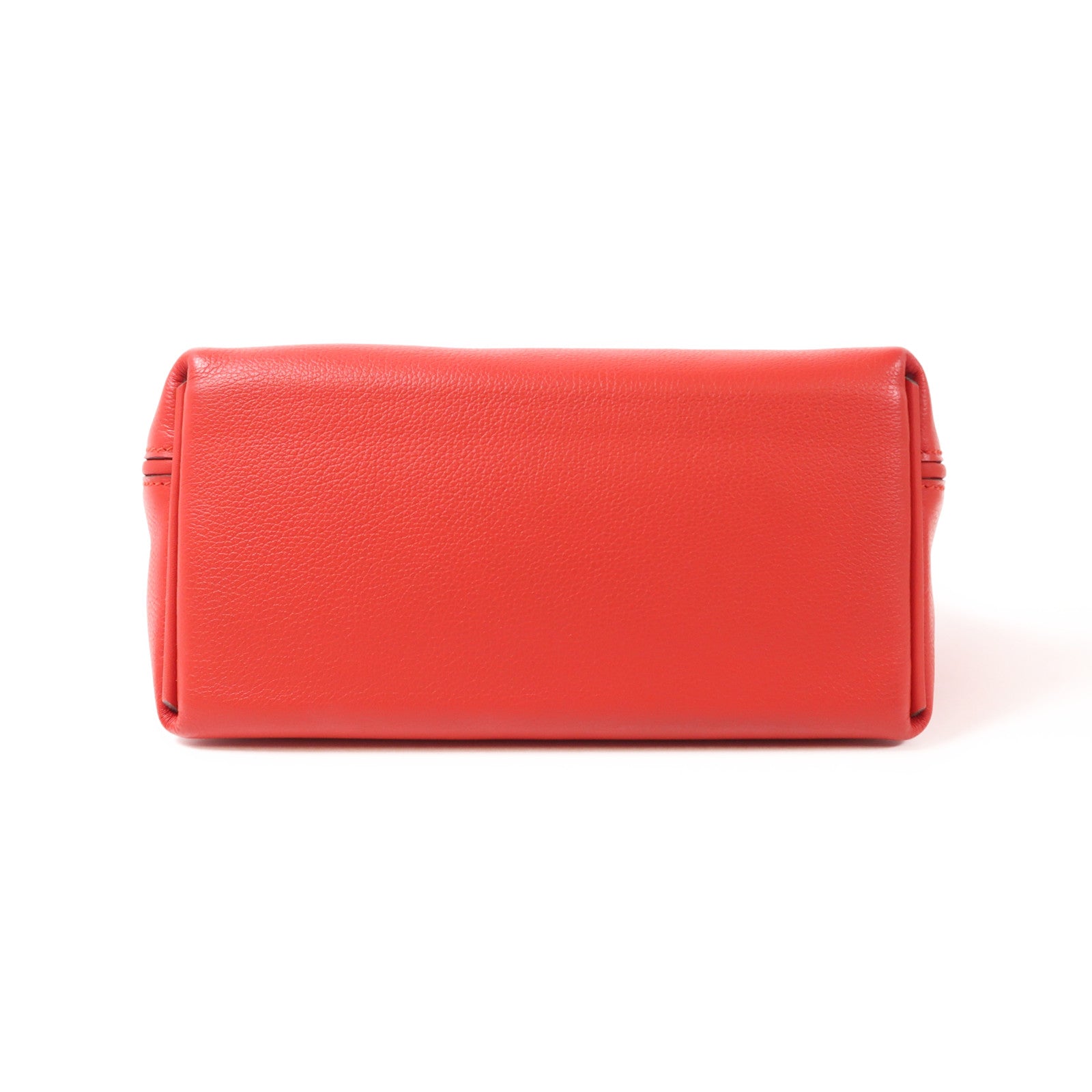 HERMES Evercolor皮革24/24 Mini金扣手挽肩背兩用袋Rouge Tomate