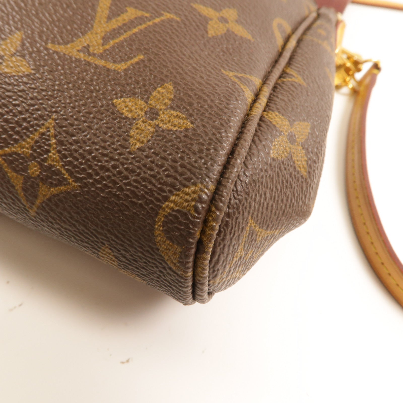 LOUIS VUITTON Monogram Favorite MM金扣手挽肩背兩用袋棕色