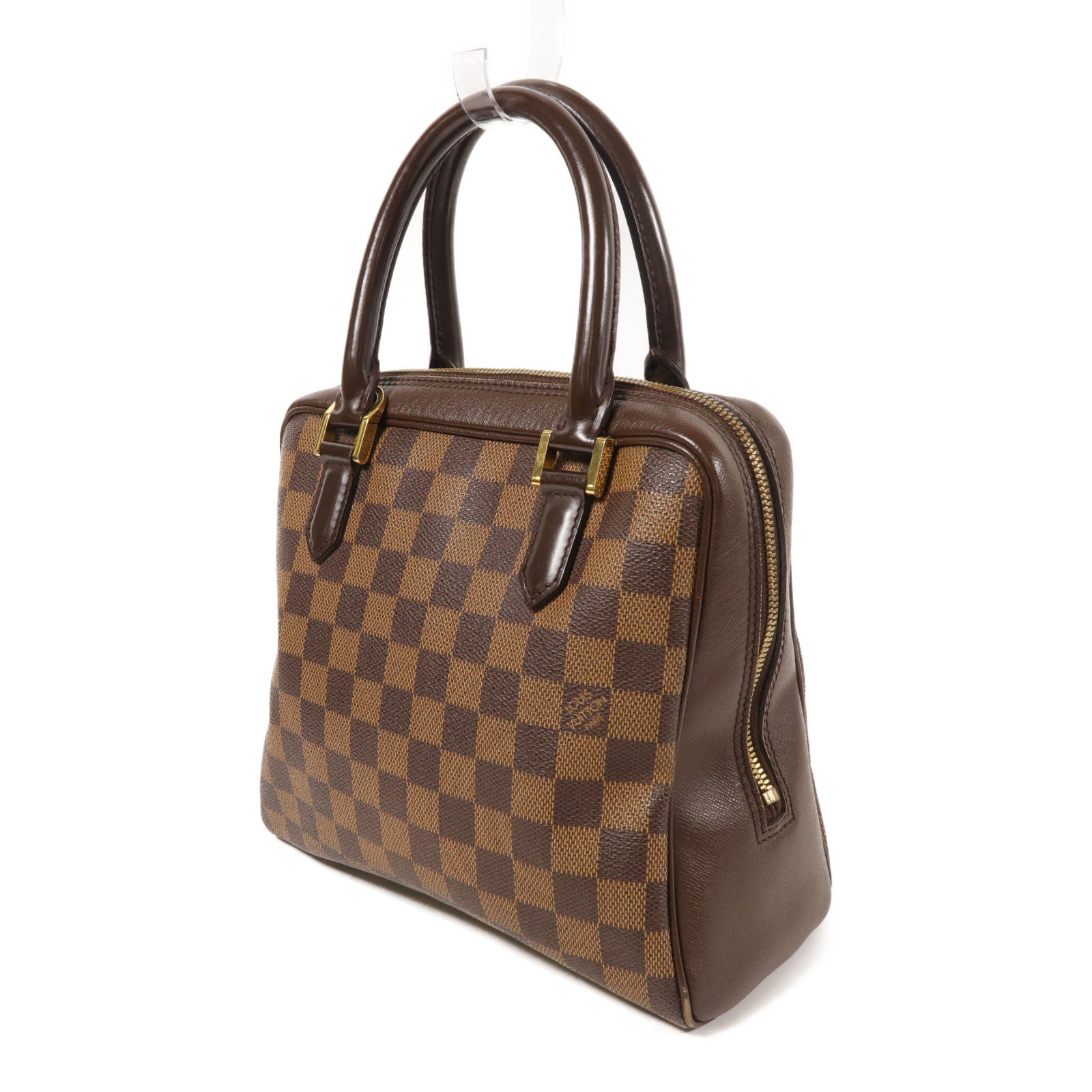 LOUIS VUITTON Damier Brera金扣手挽袋