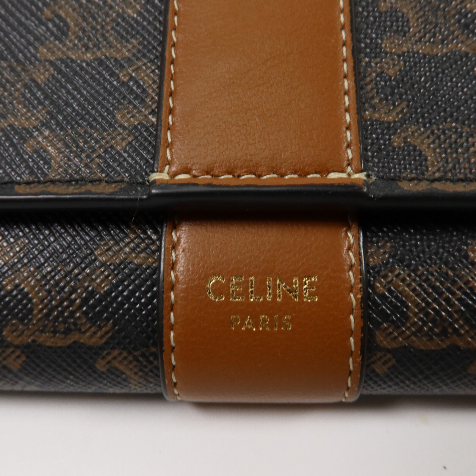 CELINE 塗層帆布Long Wallet長錢包