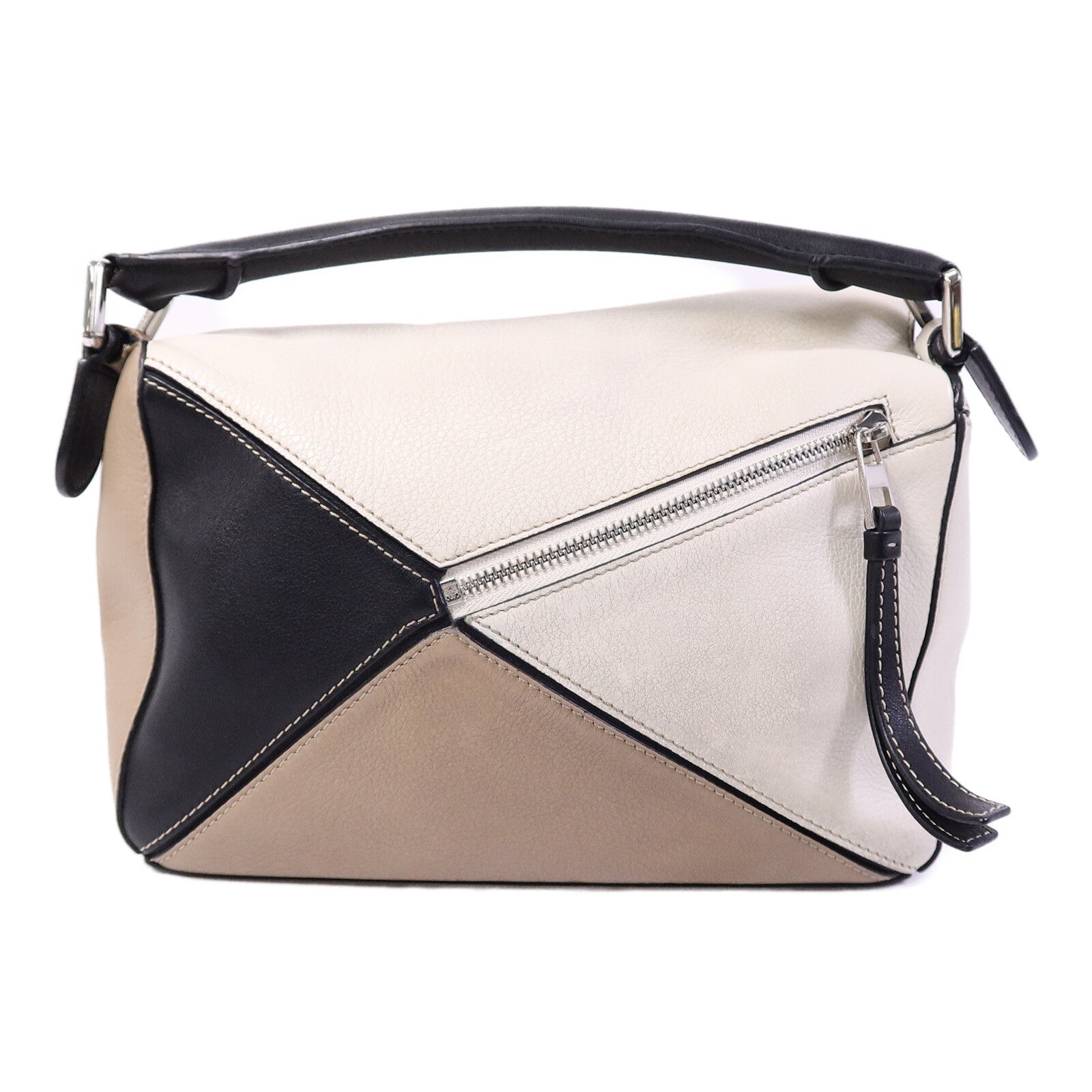 LOEWE 牛皮皮革Puzzle Small手挽肩背兩用袋