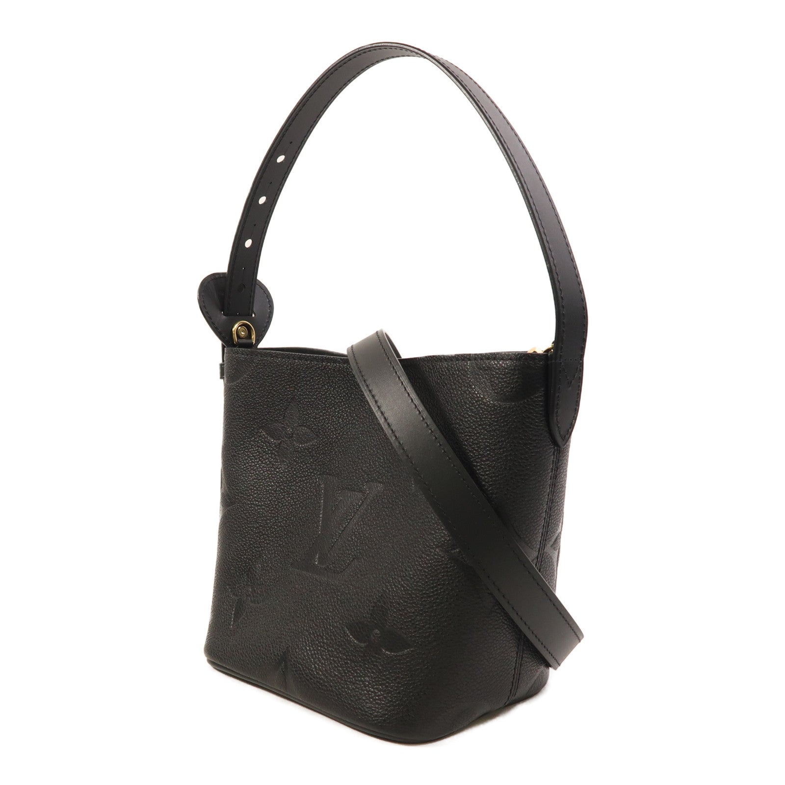 LOUIS VUITTON Monogram Empreinte All In BB金扣手挽肩背兩用袋