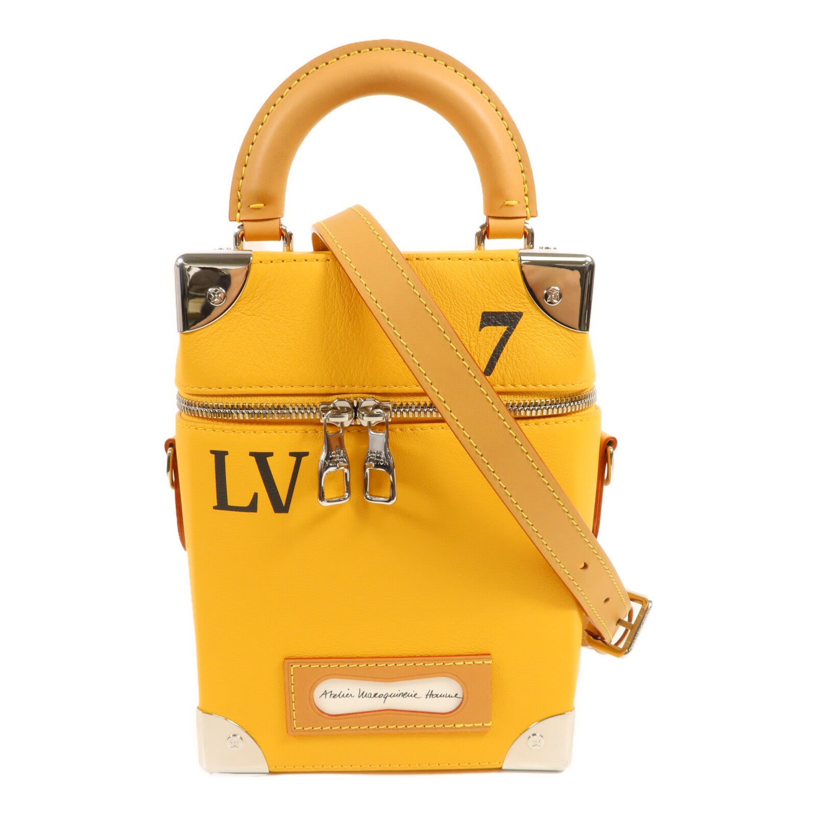 LOUIS VUITTON 牛皮皮革Vertical Box Trunk手挽肩背兩用袋