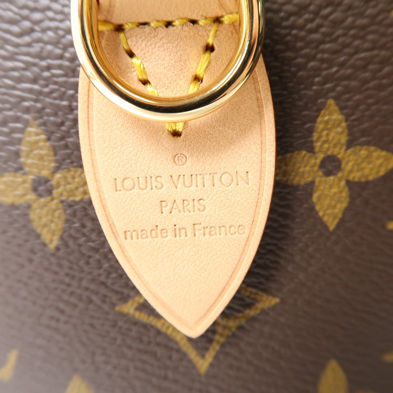 LOUIS VUITTON Monogram Speedy 20金扣手挽肩背兩用袋啡色