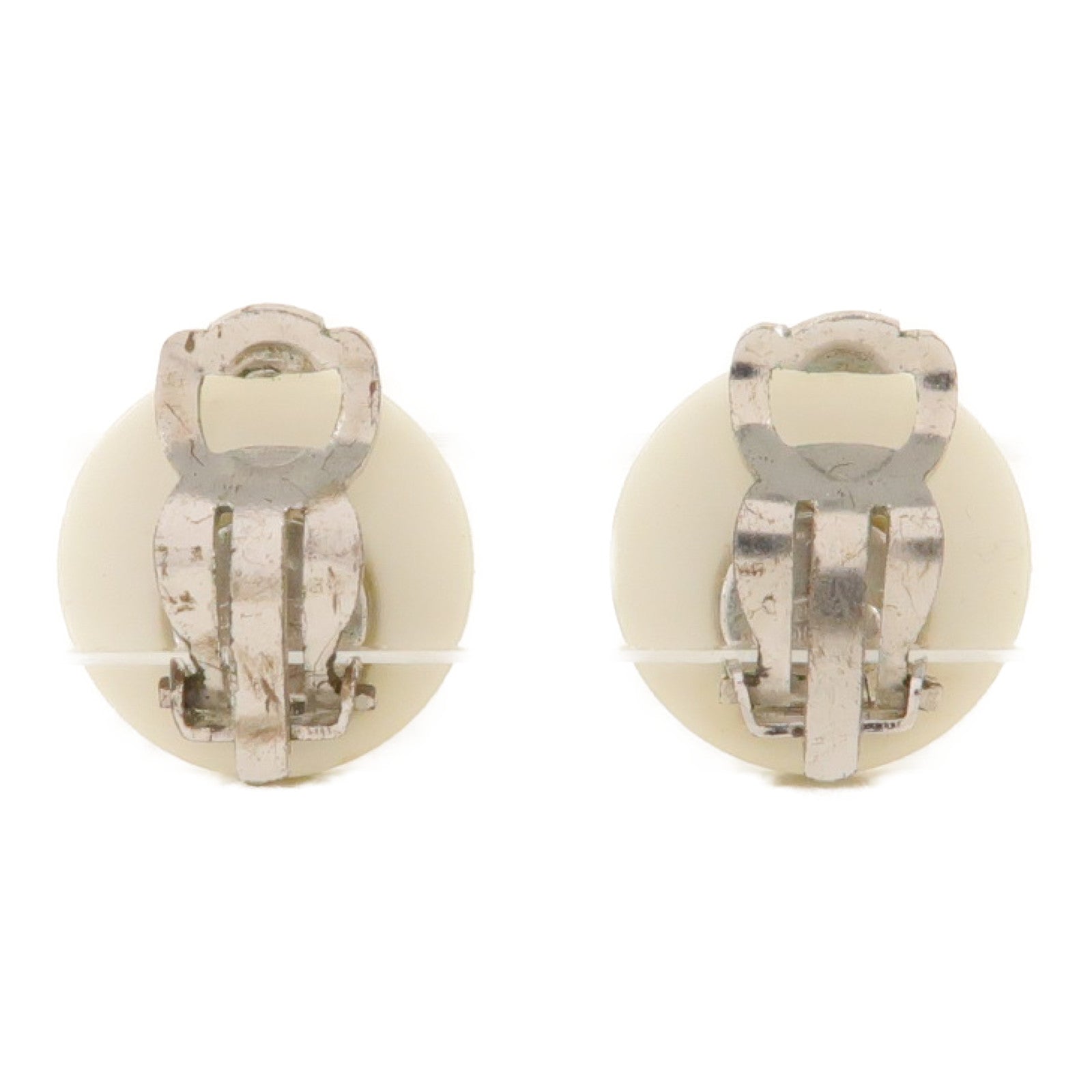 CHANEL PVC Earrings耳環白色/黑色