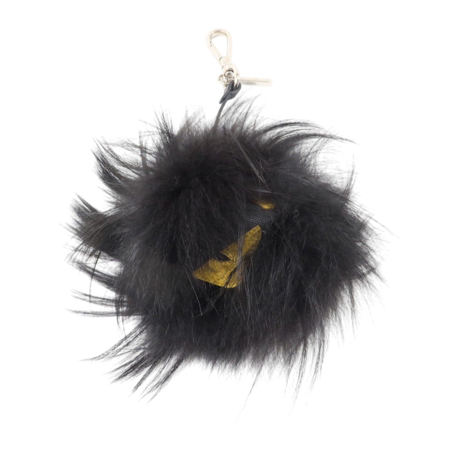 FENDI 狐狸毛/牛皮皮革Monster Charm掛飾