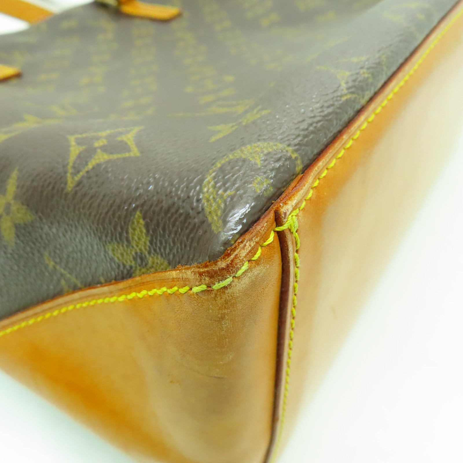 LOUIS VUITTON 【激減優惠】Monogram Cabas Mezzo金扣肩背袋啡色