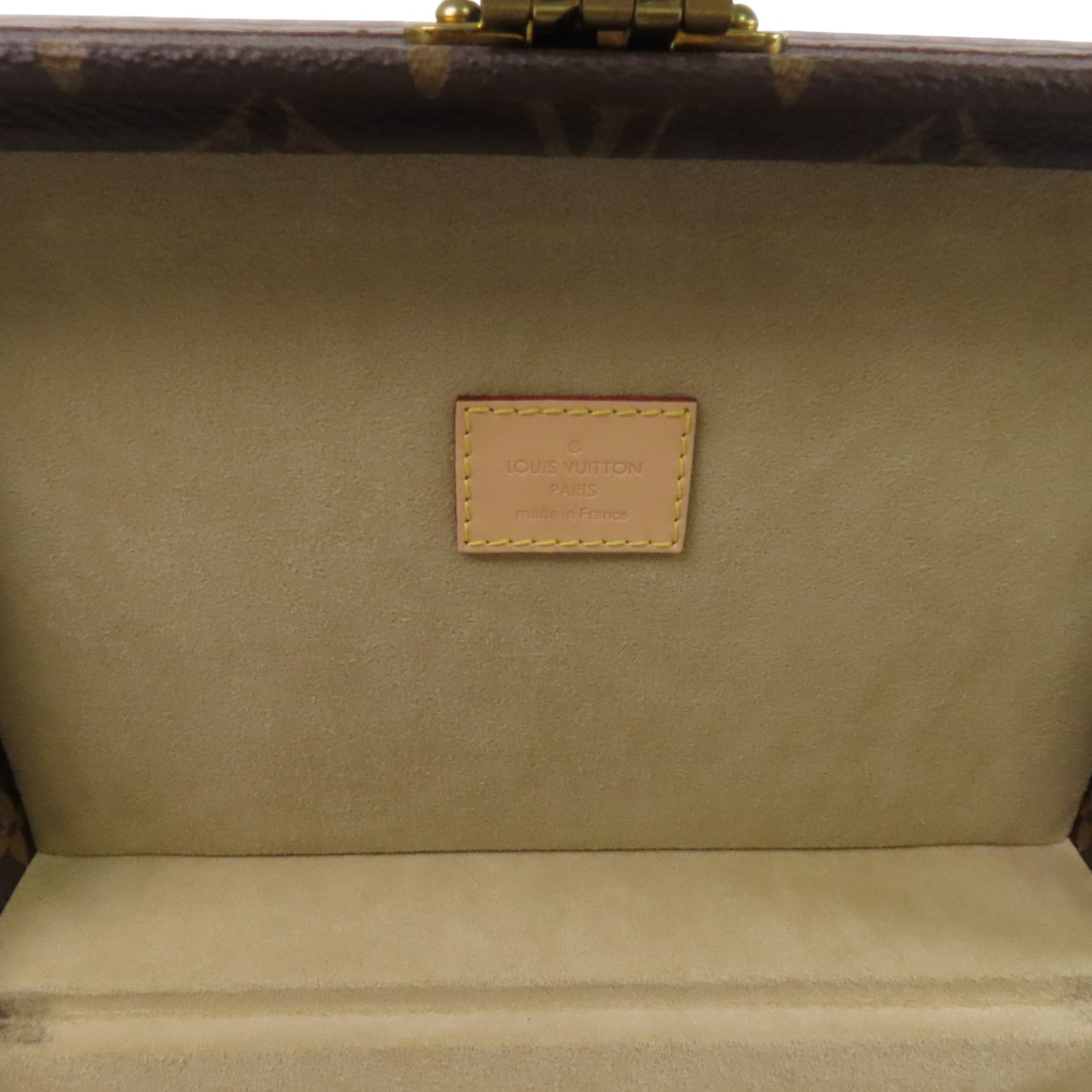 LOUIS VUITTON Monogram Coffret Tresor Box24金扣經典手提箱