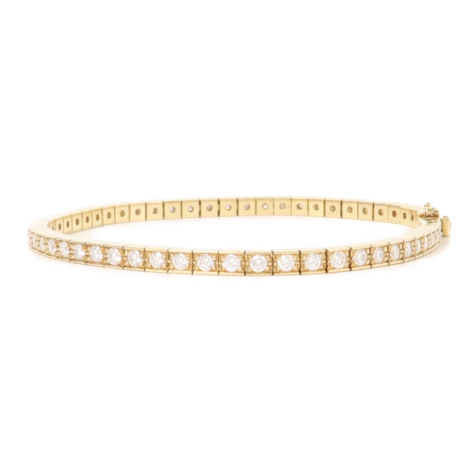 CARTIER 18K黃金Lanieres Diamond Line Bracelet手鏈