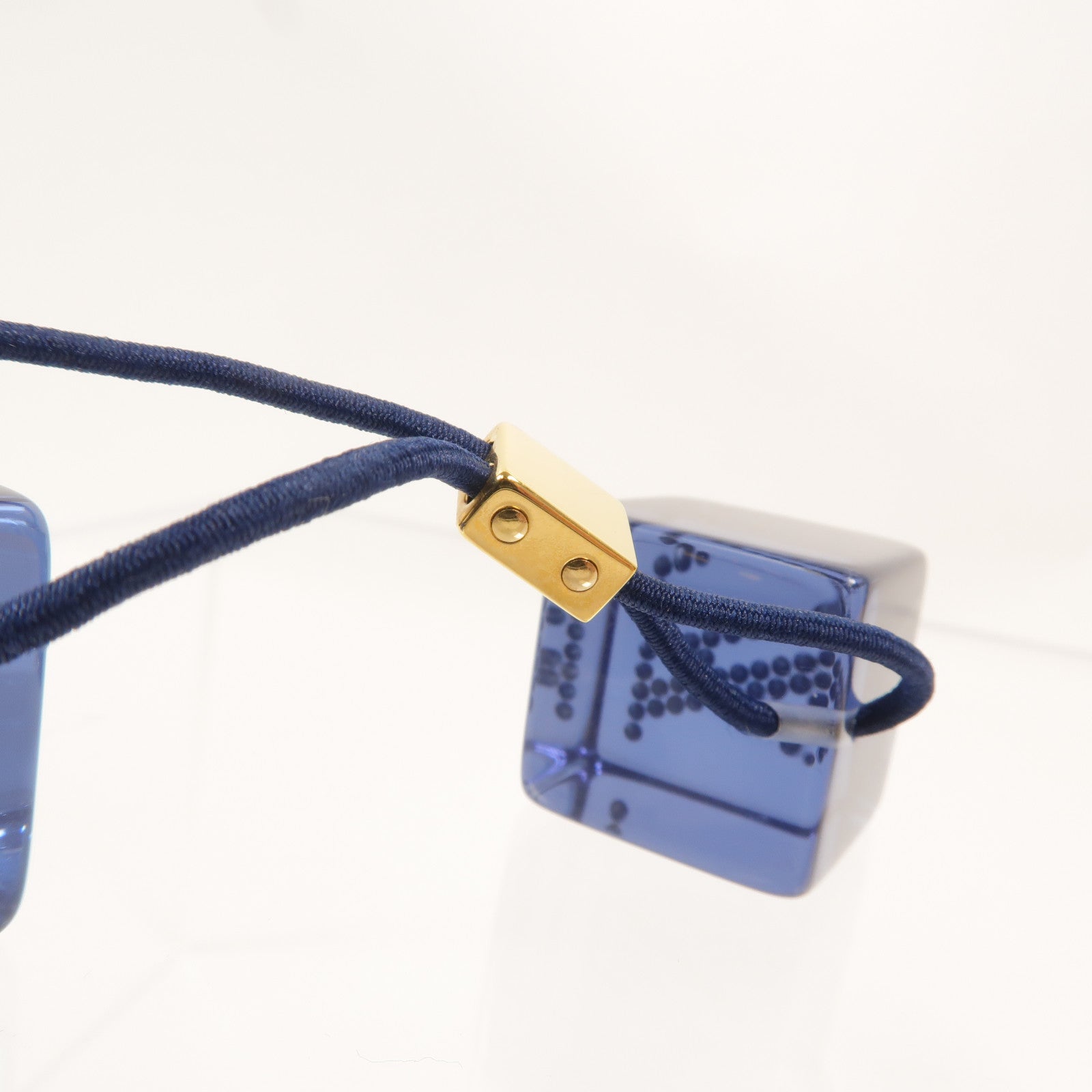LOUIS VUITTON PVC Hair Cubes頭髮橡皮筋
