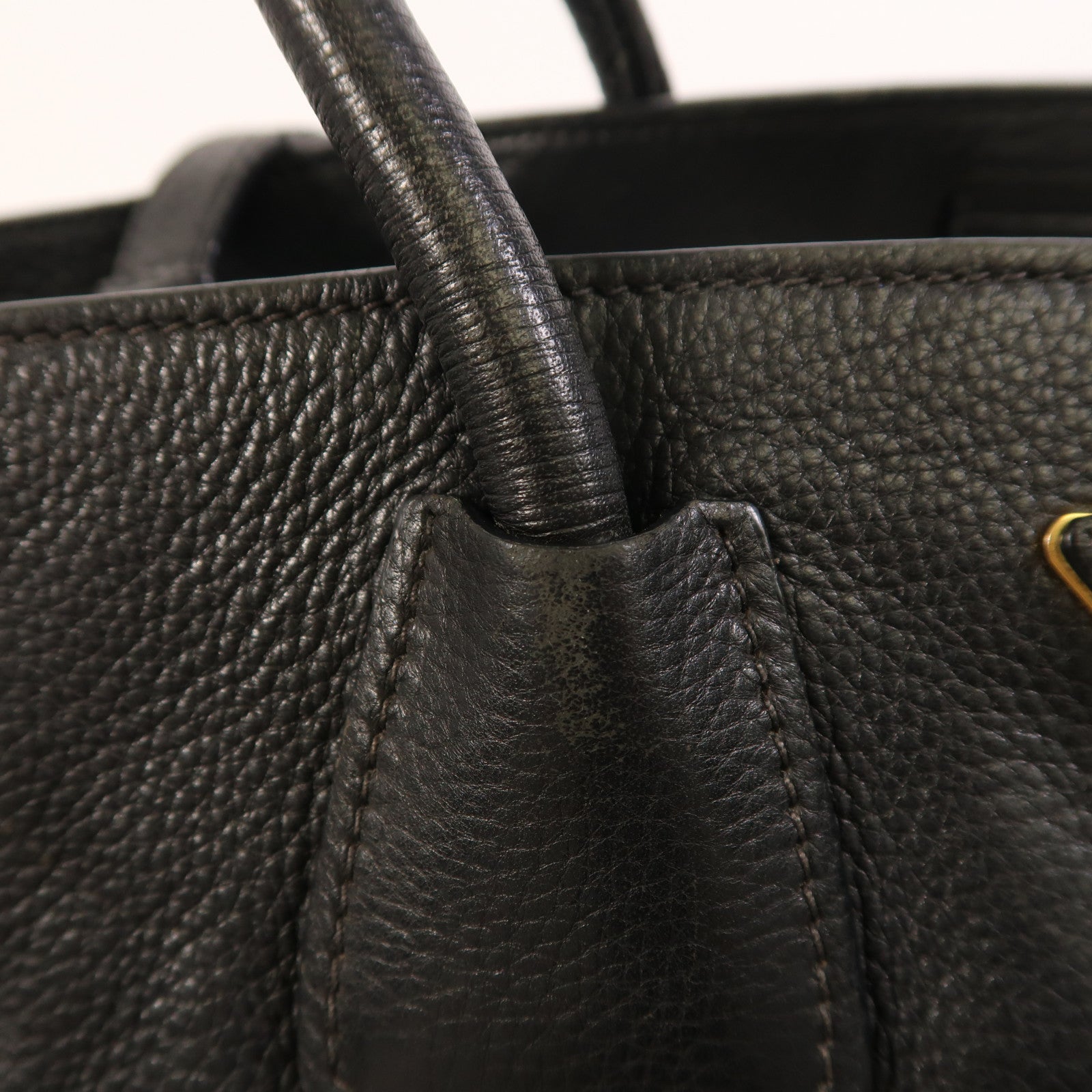 PRADA 牛皮皮革2 Way Shoulder金扣手挽肩背兩用袋