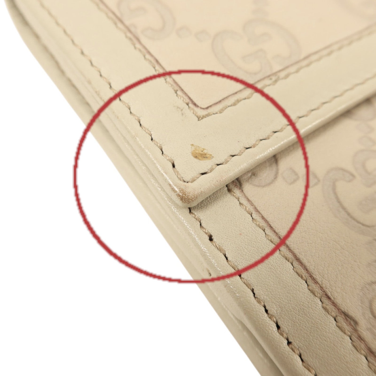 GUCCI 【激減優惠】牛皮皮革Wallet金扣錢包