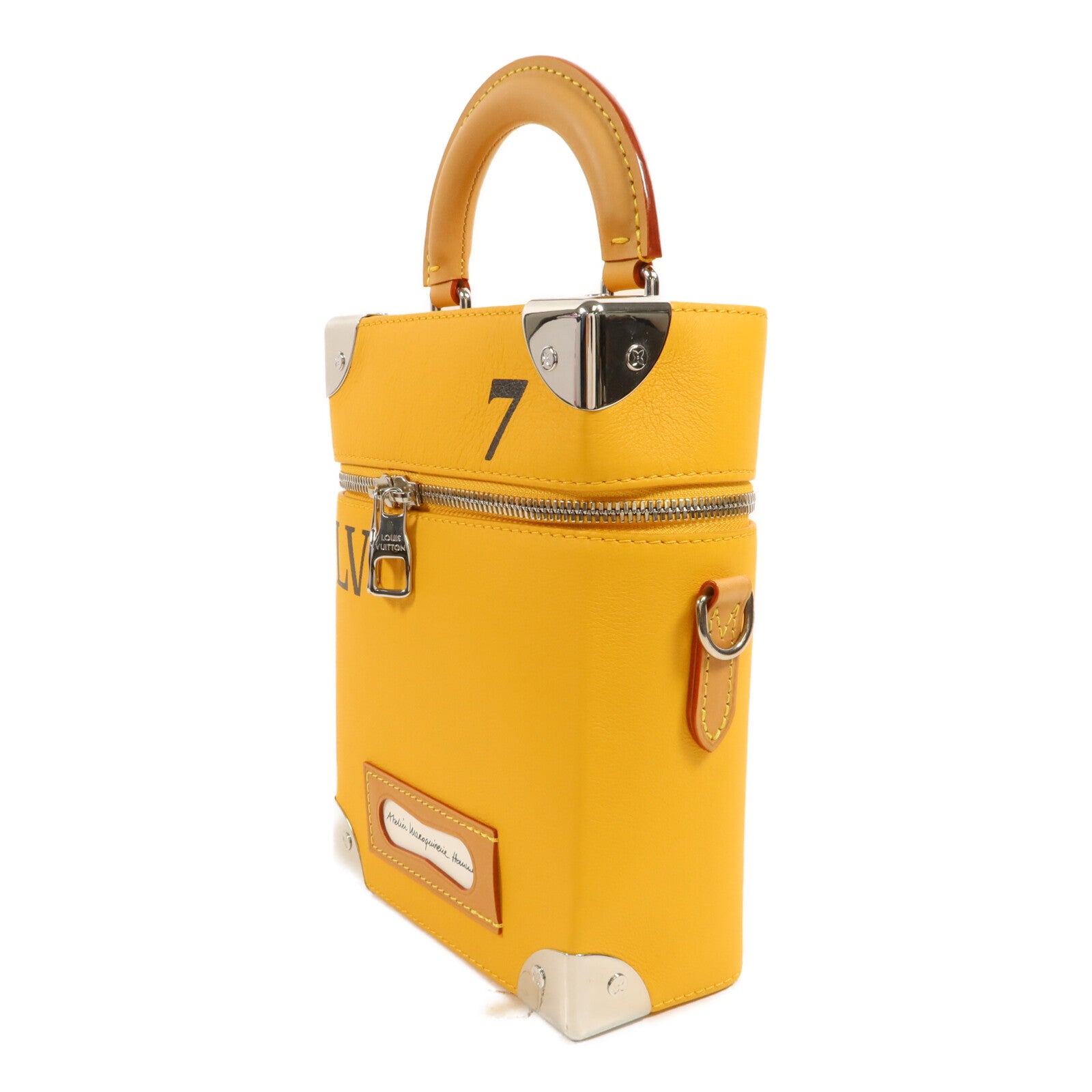 LOUIS VUITTON 牛皮皮革Vertical Box Trunk手挽肩背兩用袋