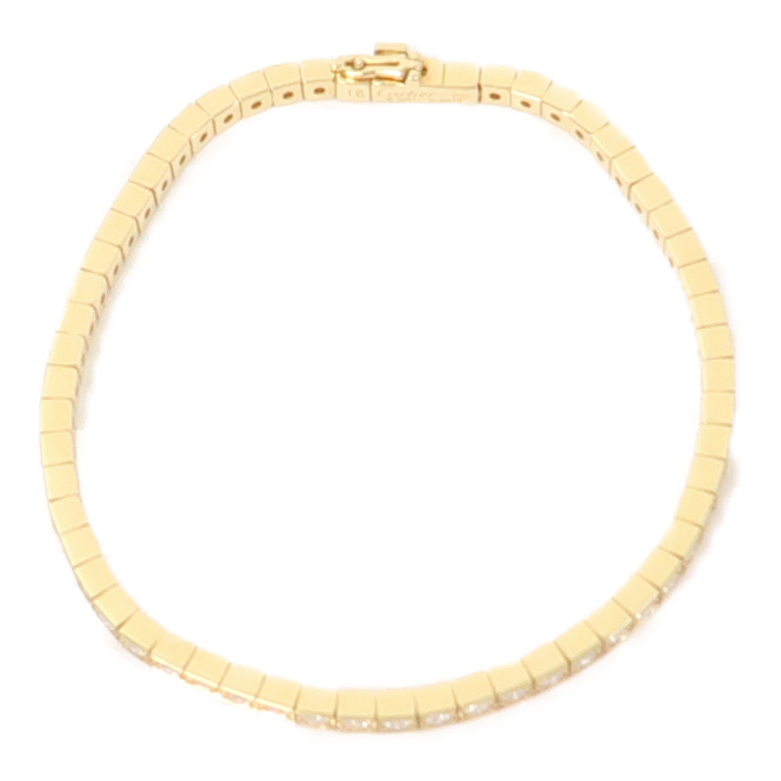 CARTIER 18K黃金Lanieres Diamond Line Bracelet手鏈