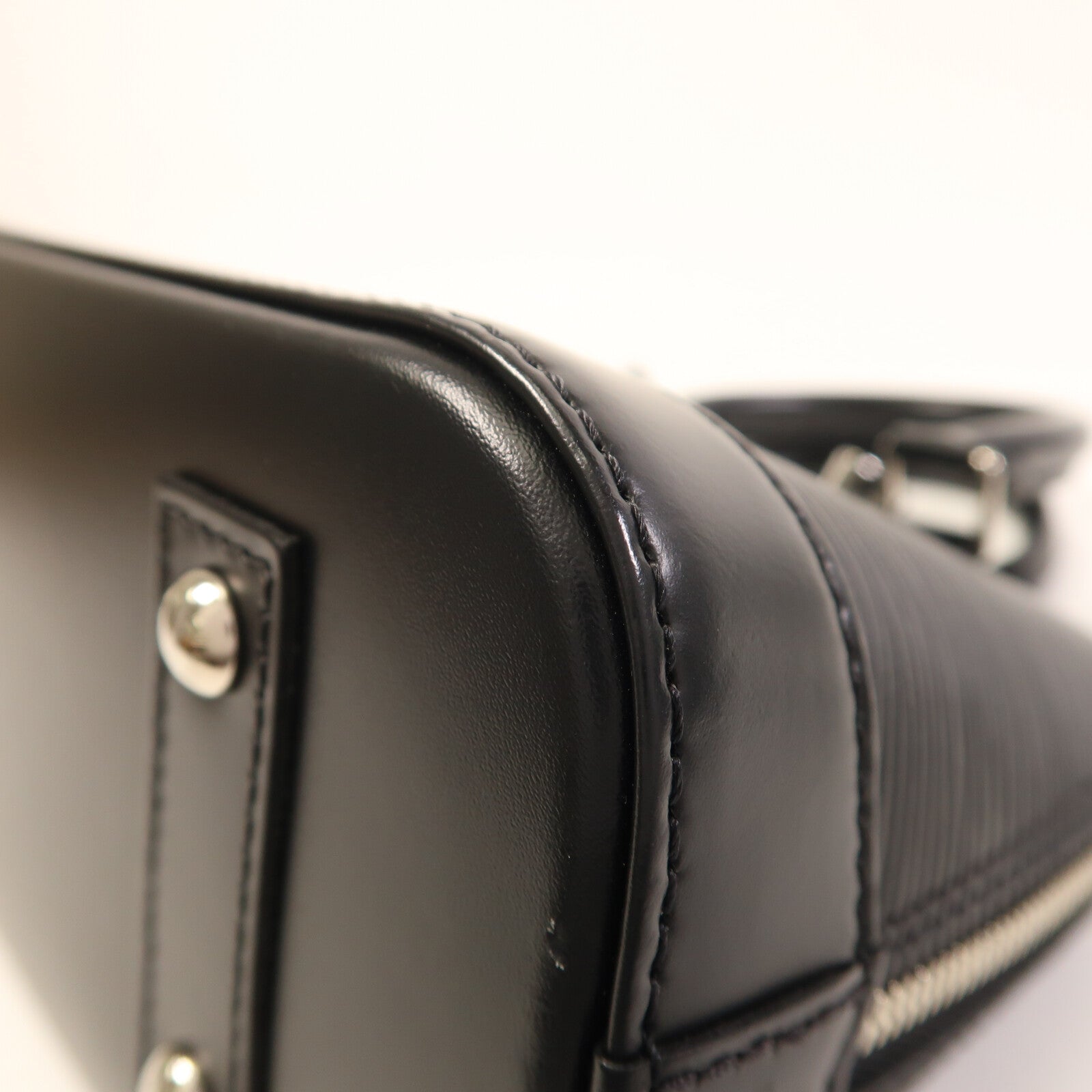 LOUIS VUITTON Epi Alma BB銀扣手挽肩背兩用袋