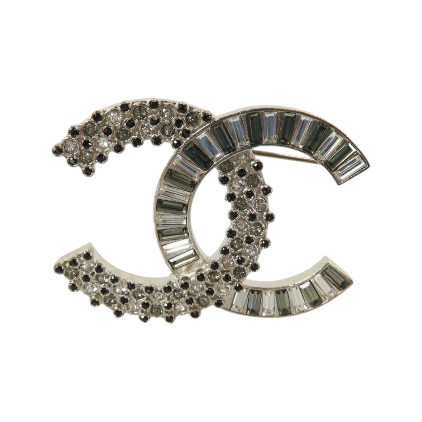 CHANEL 金屬Brooch銀扣胸針