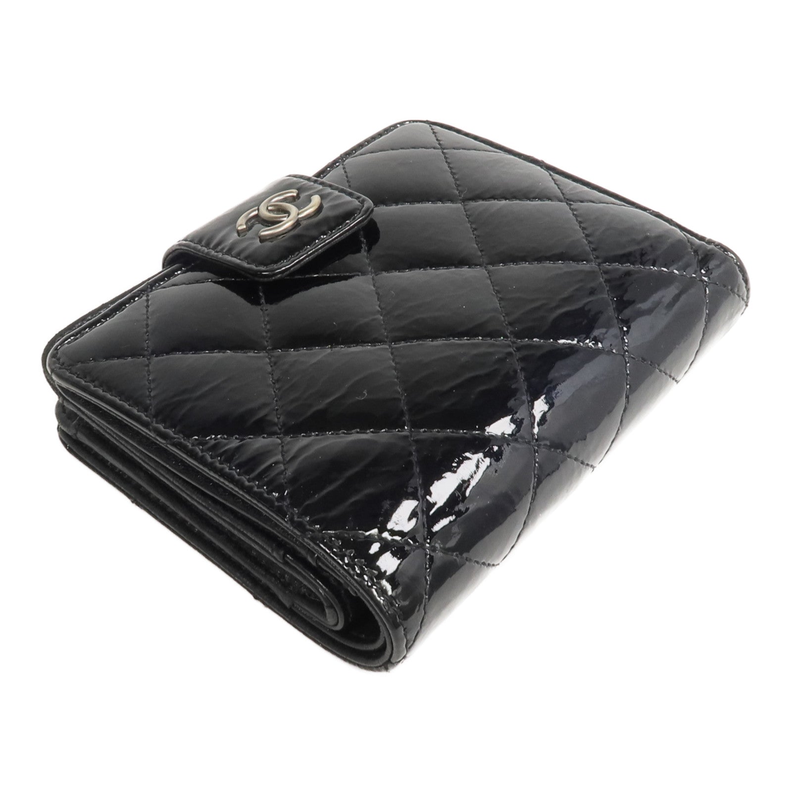 CHANEL 漆皮皮革Wallet錢包