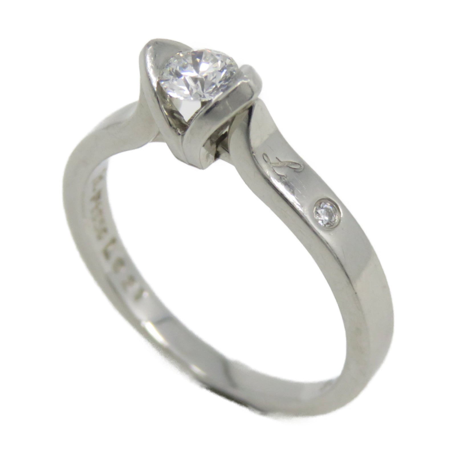 JEWELRY **【激減優惠】PT950鉑金Ring 0.21ct鑽石戒指US#5.625