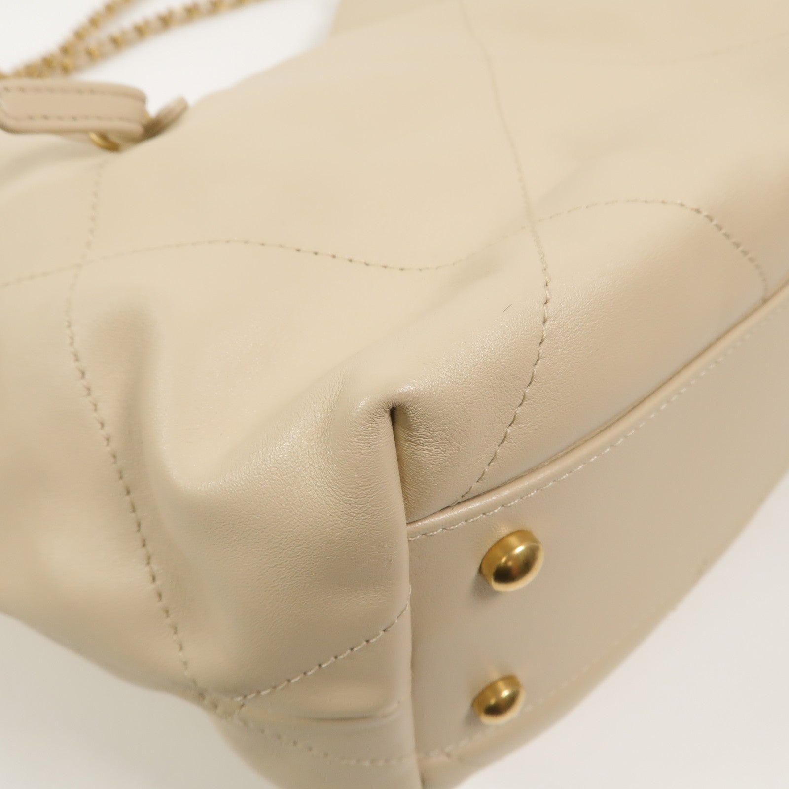 CHANEL 牛皮皮革Shopping Tote鏈帶肩背袋