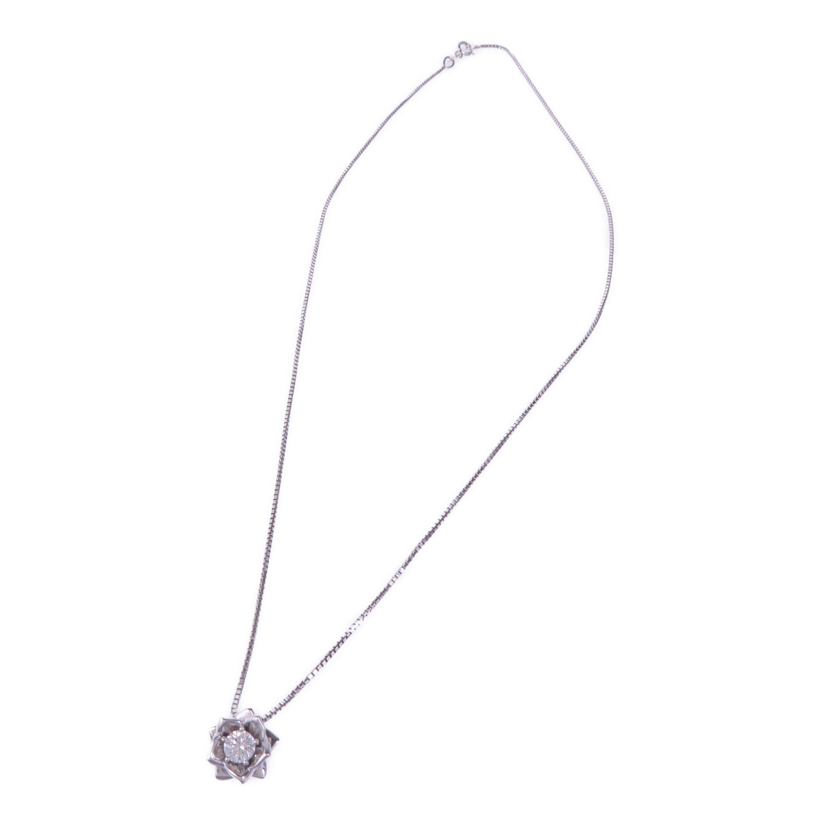 JEWELRY 18K白金Diamond Necklace鑽石項鍊