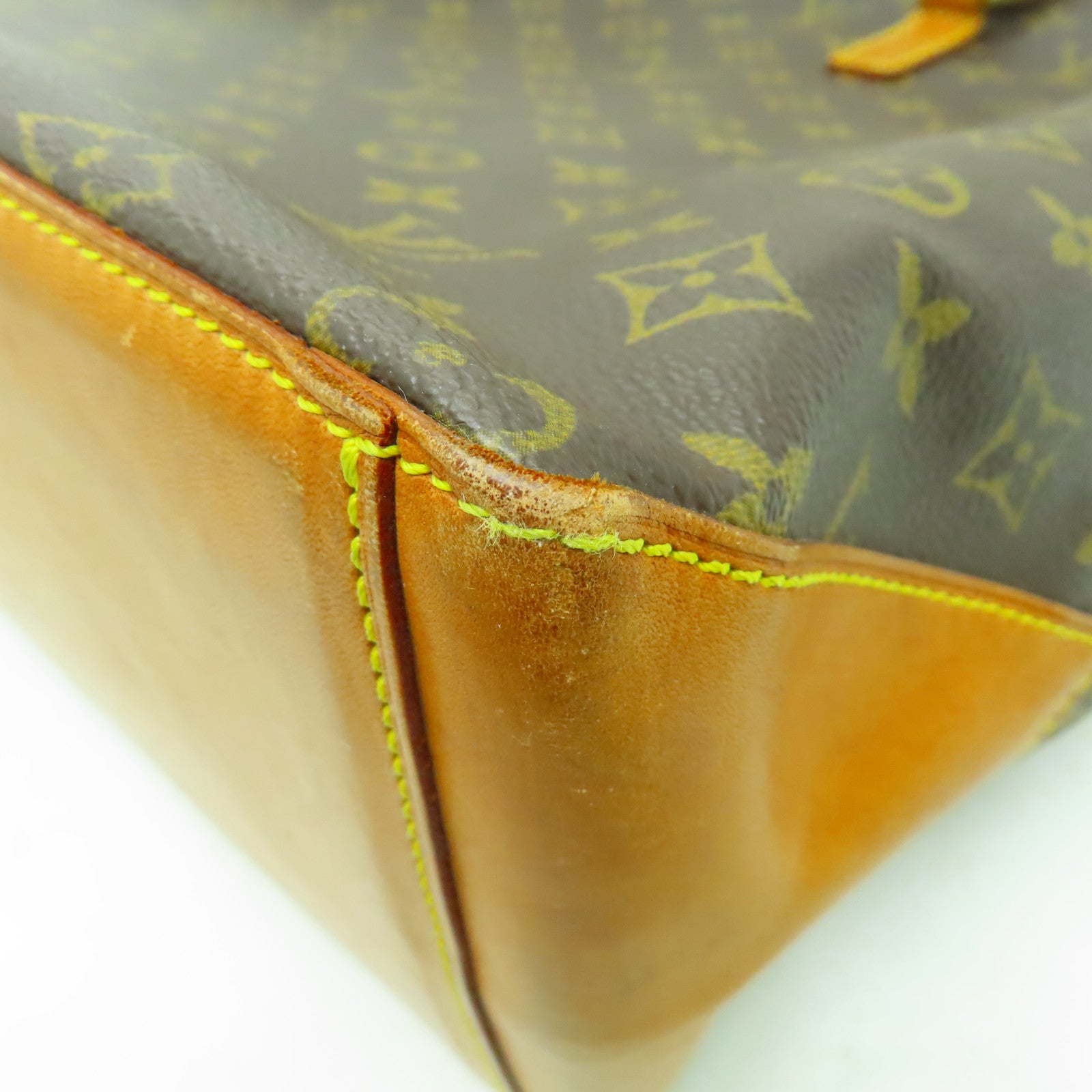 LOUIS VUITTON 【激減優惠】Monogram Cabas Mezzo金扣肩背袋啡色
