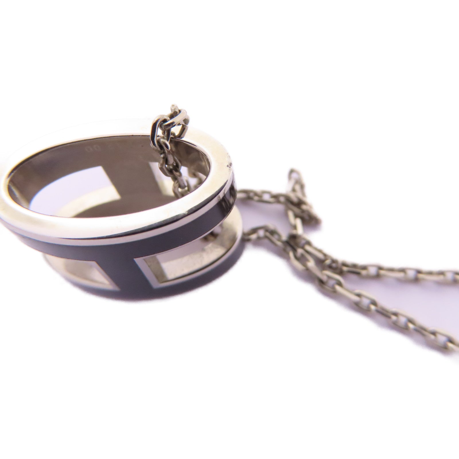 HERMES 金屬Pop H Necklace項鍊89 Noir