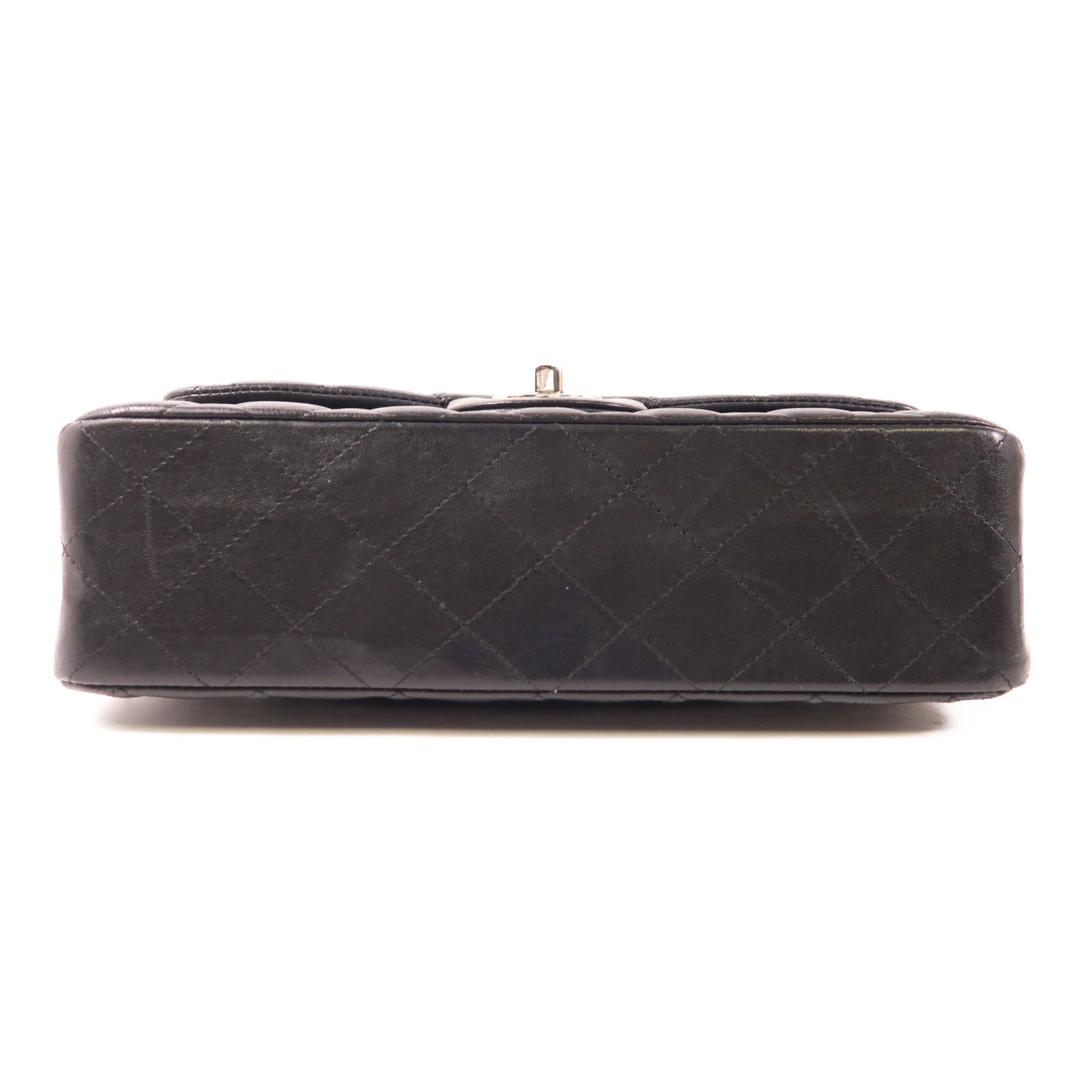 CHANEL 【激減優惠】羊皮皮革Classic 23銀扣鏈帶肩背袋黑色