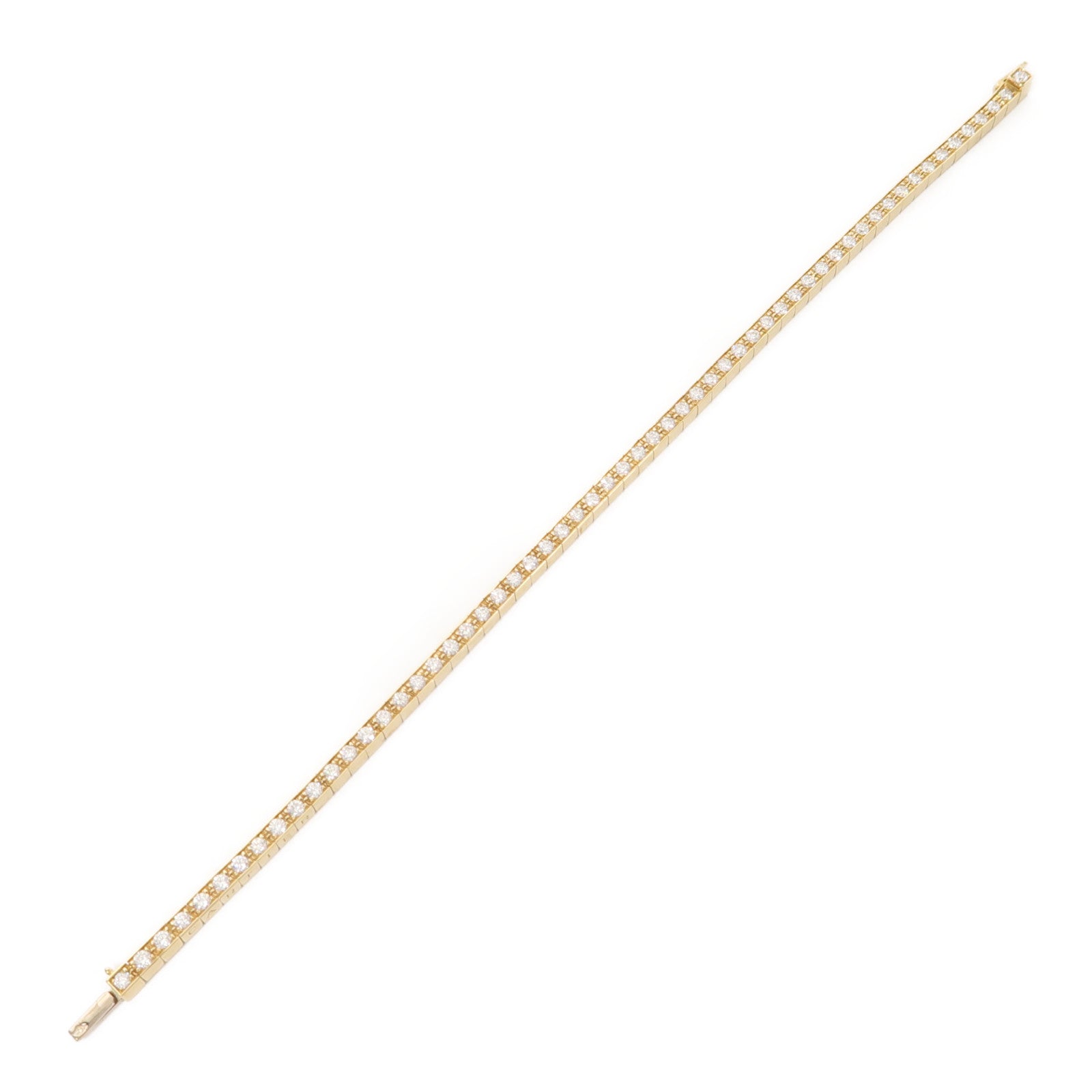 CARTIER 18K黃金Lanieres Diamond Line Bracelet手鏈