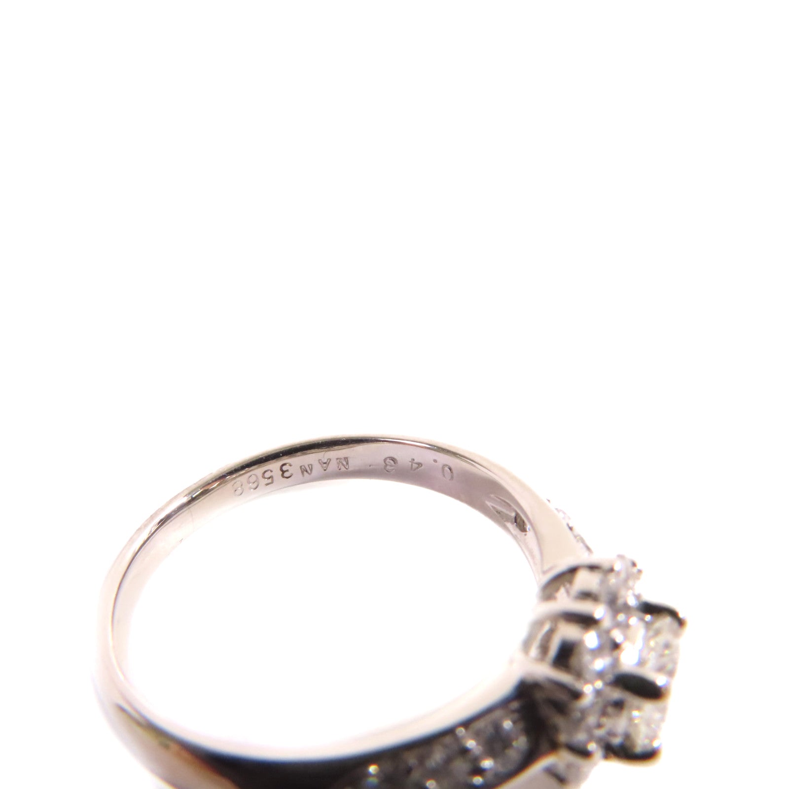 JEWELRY PT900鉑金/0.300ct/0.43ct鑚石Diamond Ring戒指US#6.75