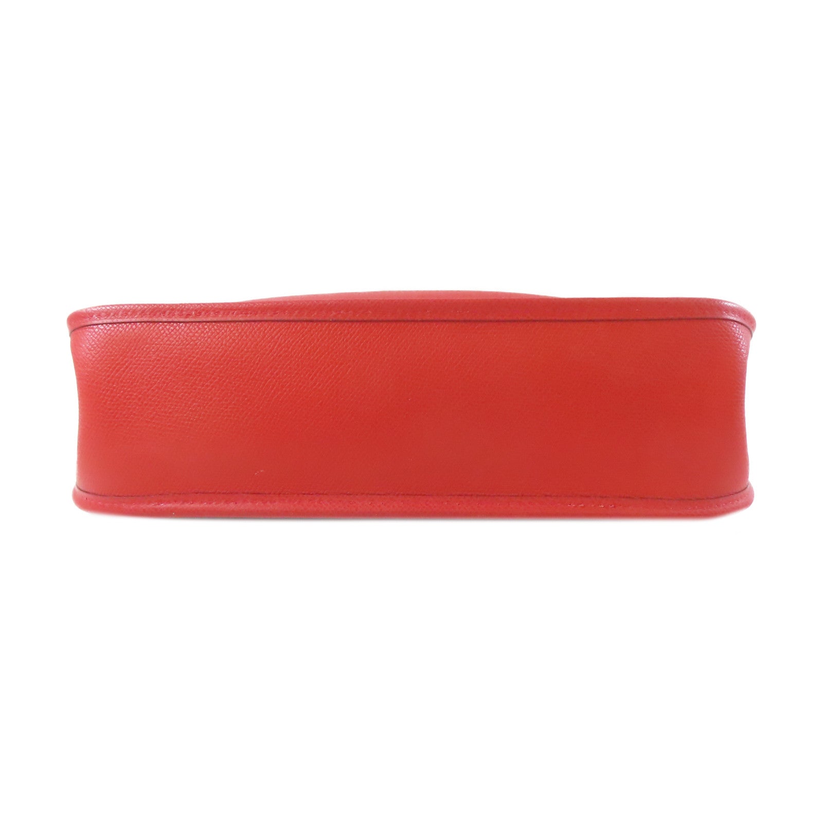 HERMES Epsom皮革Vespa Shoulder Bag銀扣肩背袋法拉利紅色