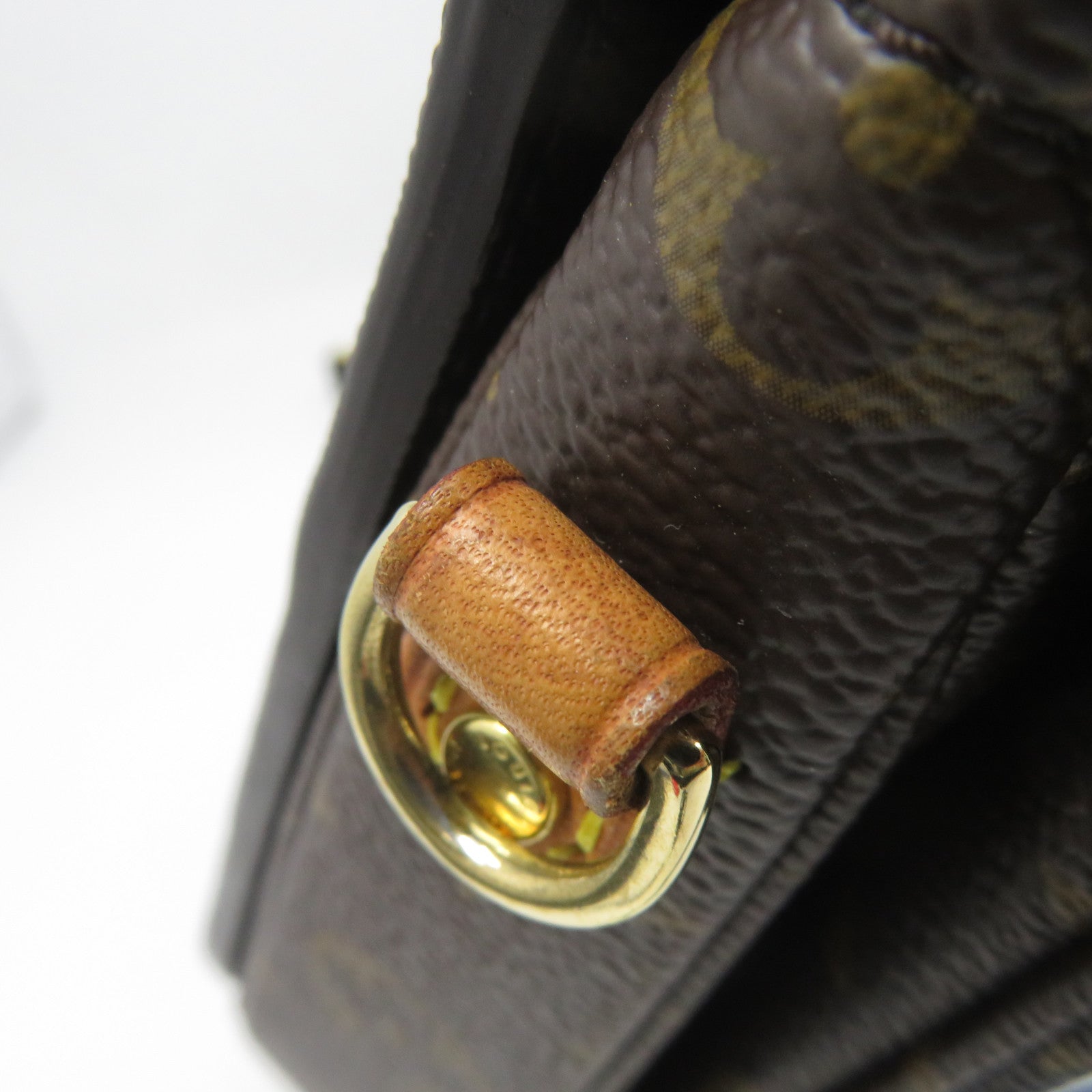 LOUIS VUITTON Monogram Pochette Metis金扣手挽肩背兩用袋啡色