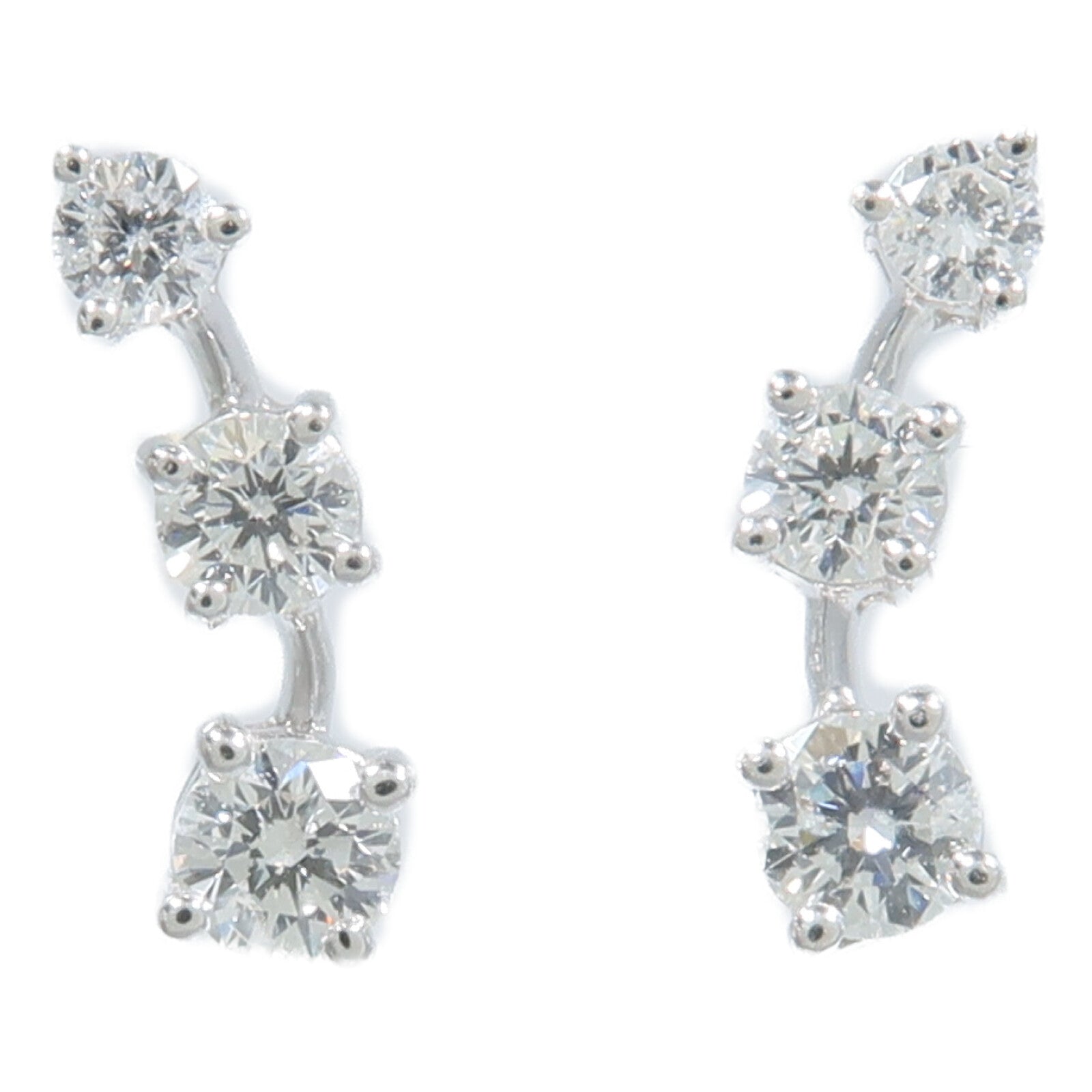 JEWELRY 18K白金Diamond Earring鑽石耳環