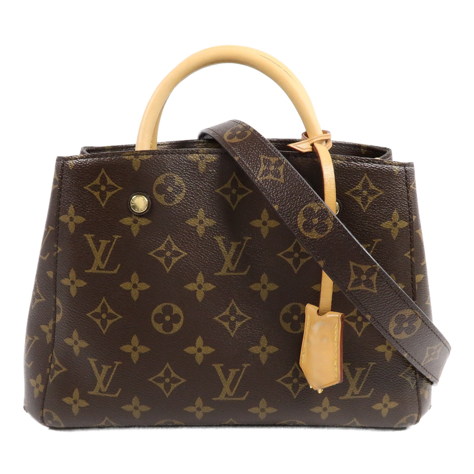 LOUIS VUITTON Monogram Montaigne BB手挽肩背兩用袋
