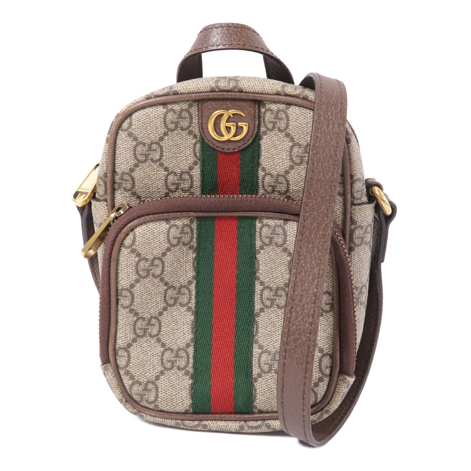 GUCCI 塗層帆布Ophidia GG肩背袋