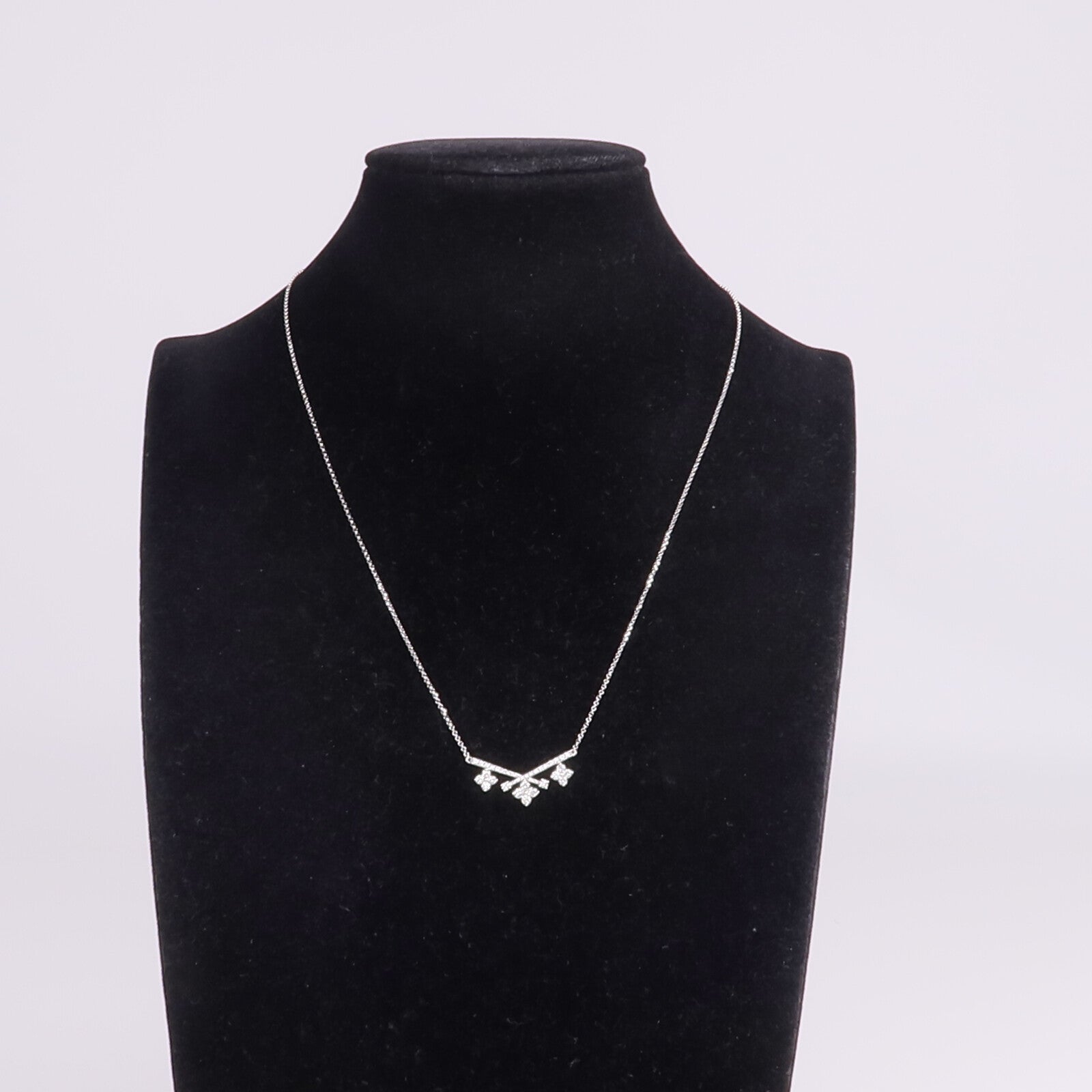 JEWELRY 18K白金Diamond Necklace鑽石項鍊
