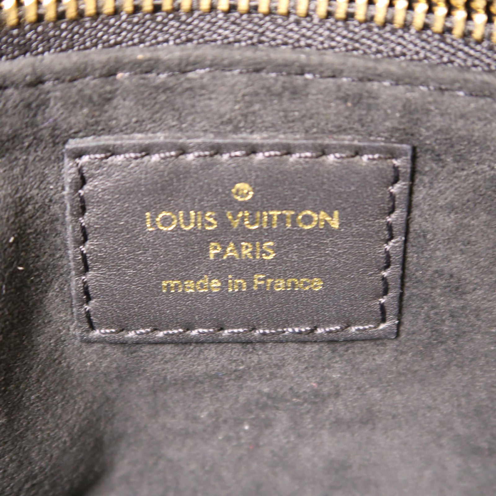 LOUIS VUITTON Monogram Empreinte Petite Malle Souple手挽肩背兩用袋黑色
