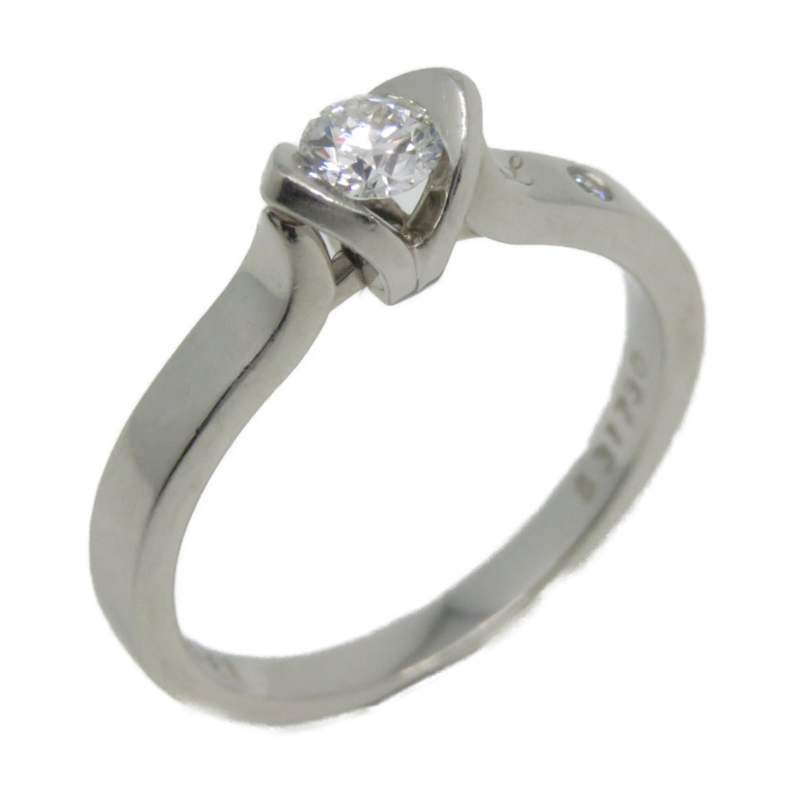 JEWELRY **【激減優惠】PT950鉑金Ring 0.21ct鑽石戒指US#5.625