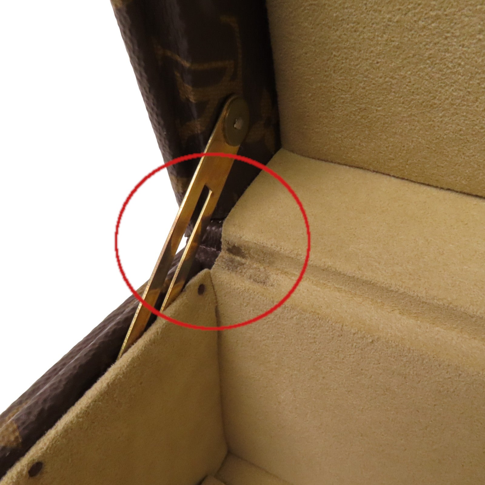 LOUIS VUITTON Monogram Coffret Tresor Box24金扣經典手提箱