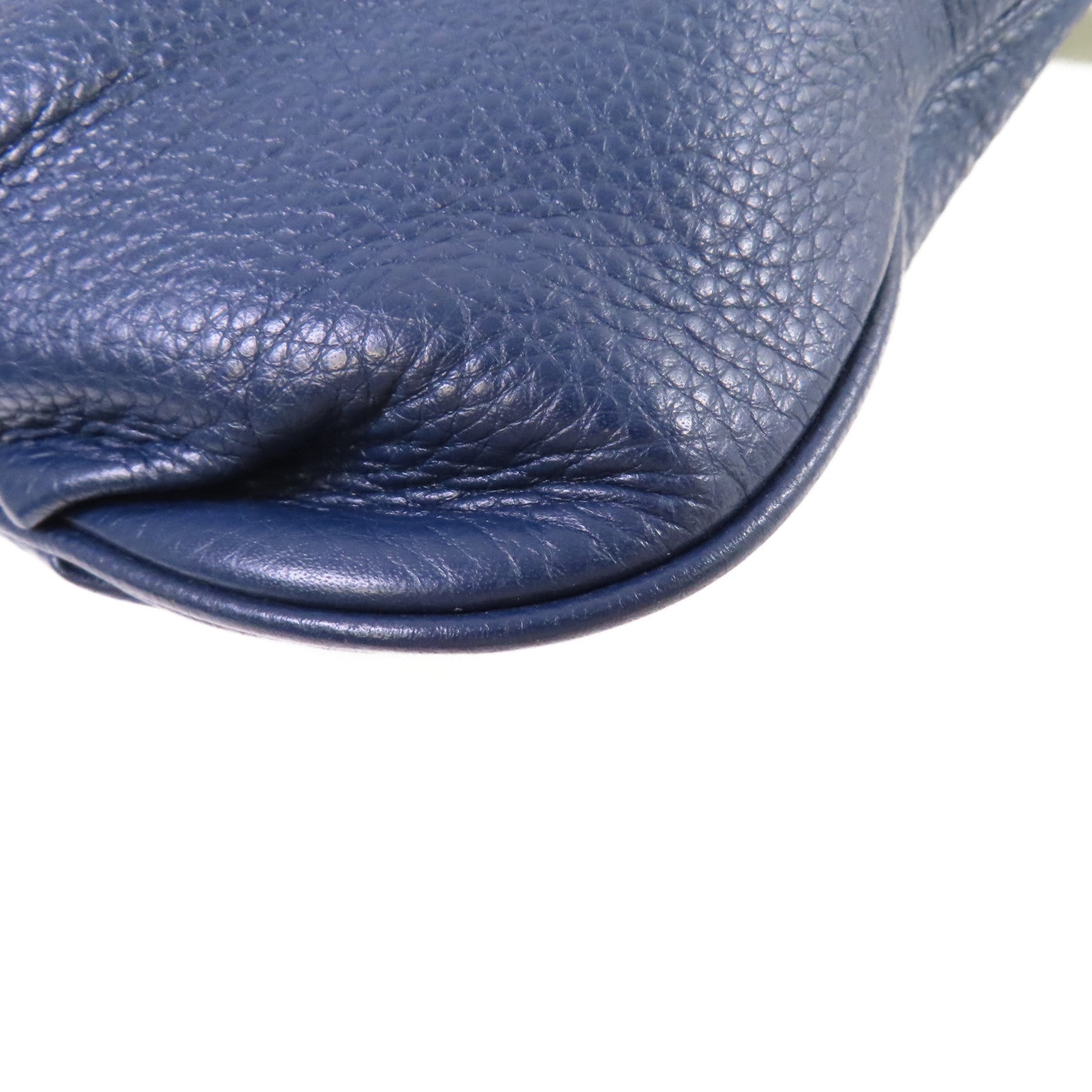 Tory Burch 牛皮皮革Shoulder Bag金扣肩背袋寶藍色
