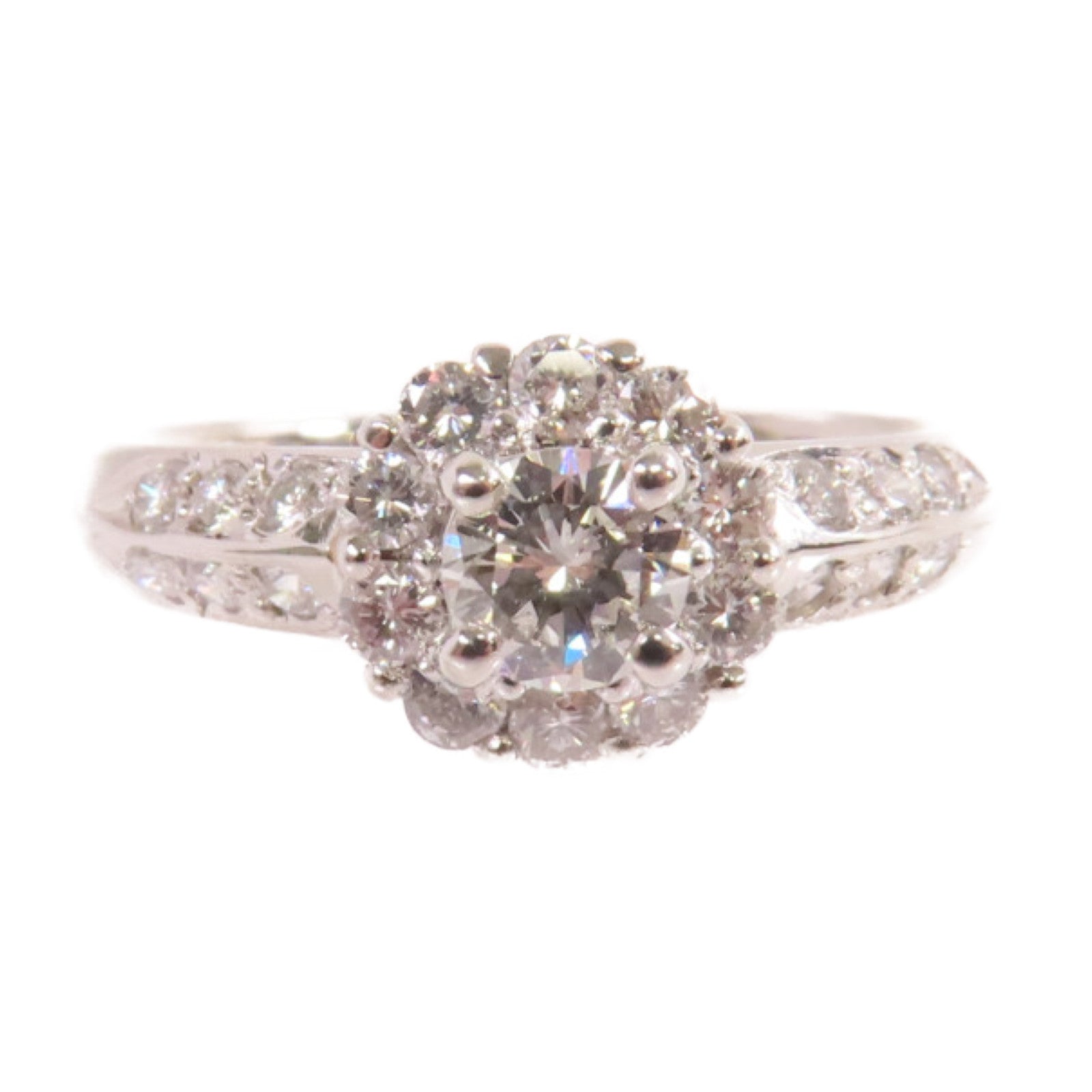 JEWELRY PT900鉑金/0.300ct/0.43ct鑚石Diamond Ring戒指US#6.75