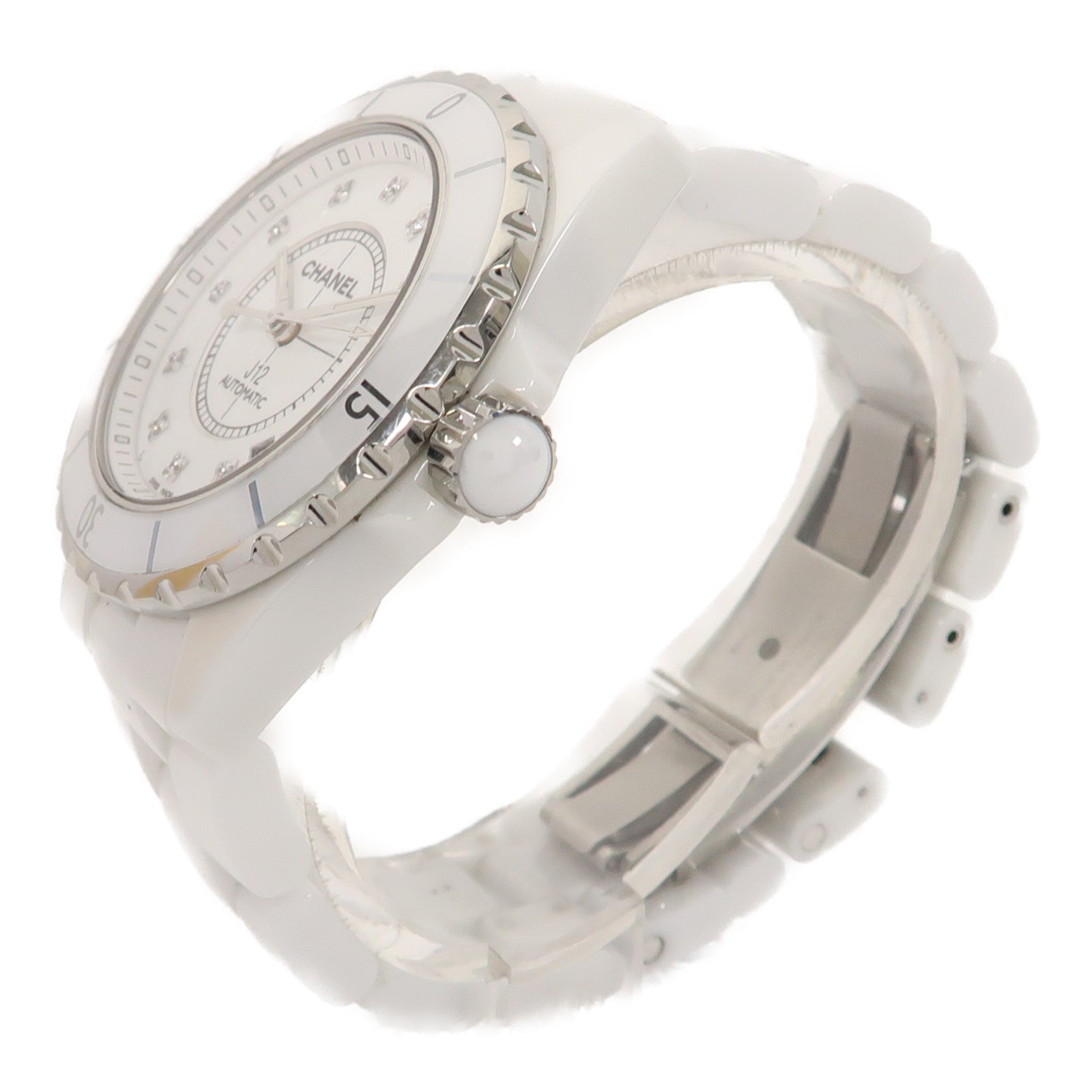 CHANEL J12 Watch不鏽鋼/陶瓷手錶自動機芯白色