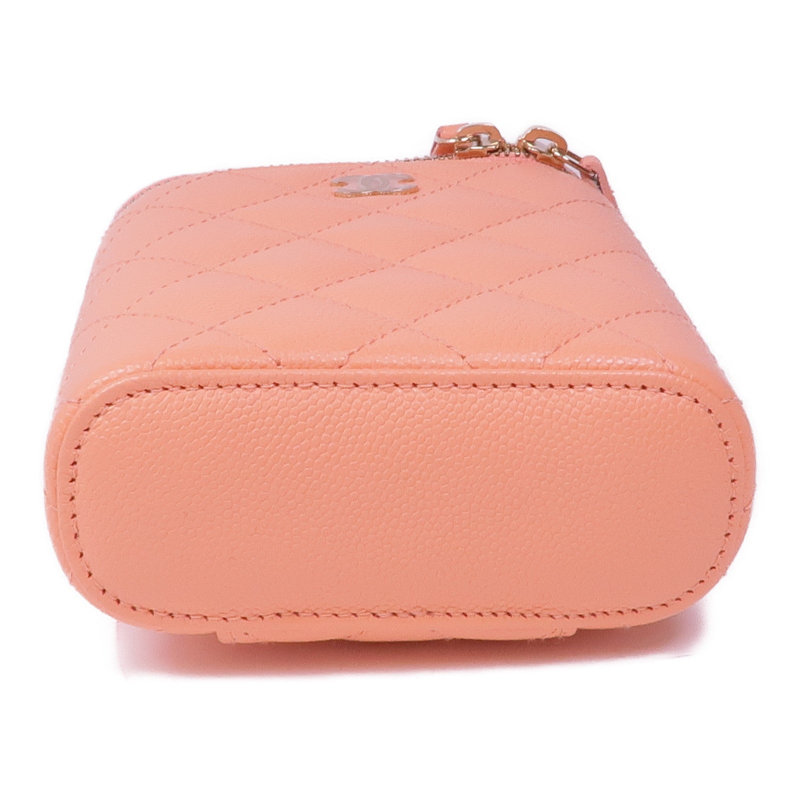 CHANEL 牛皮皮革Chain Shoulder金扣鏈帶肩背袋