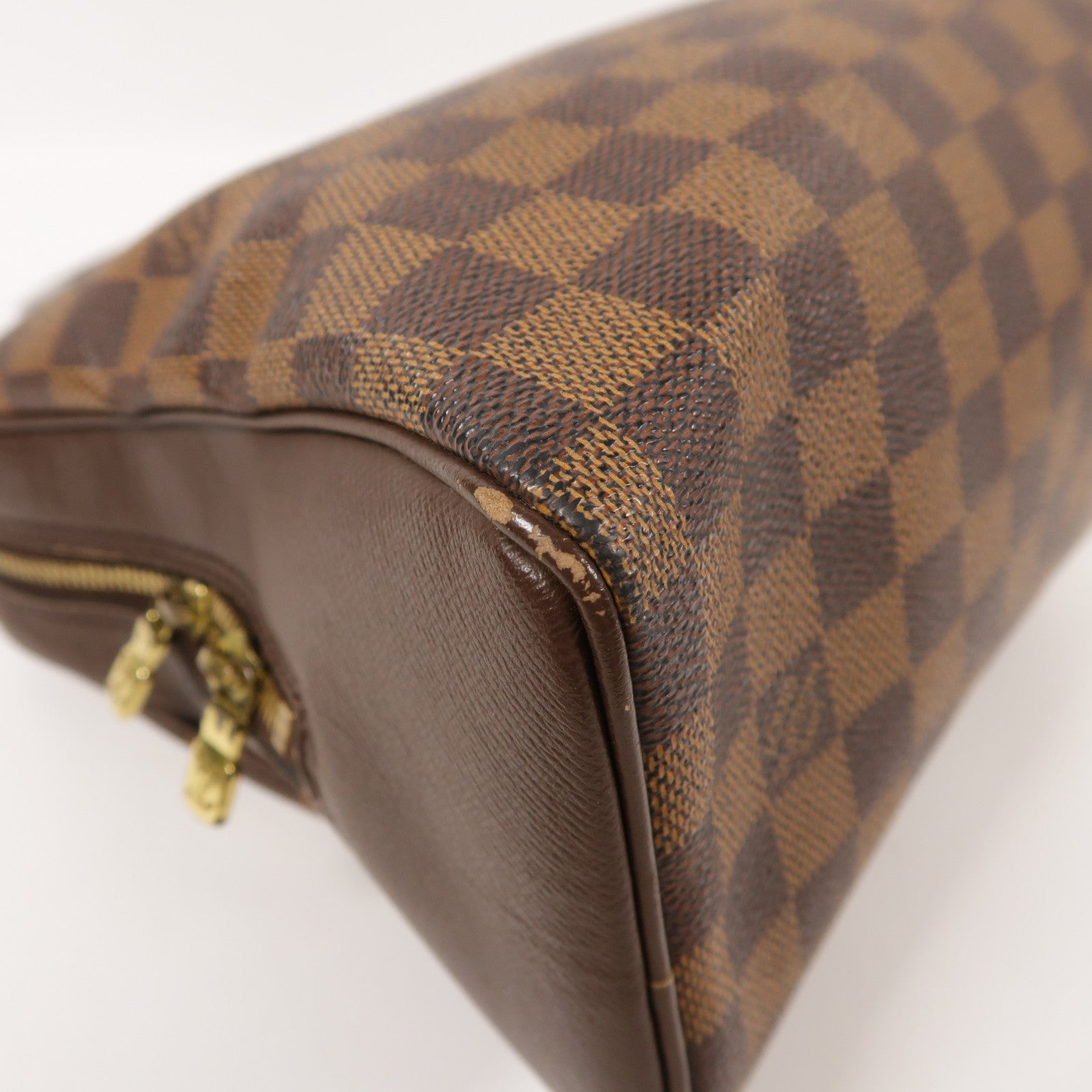 LOUIS VUITTON Damier Brera金扣手挽袋