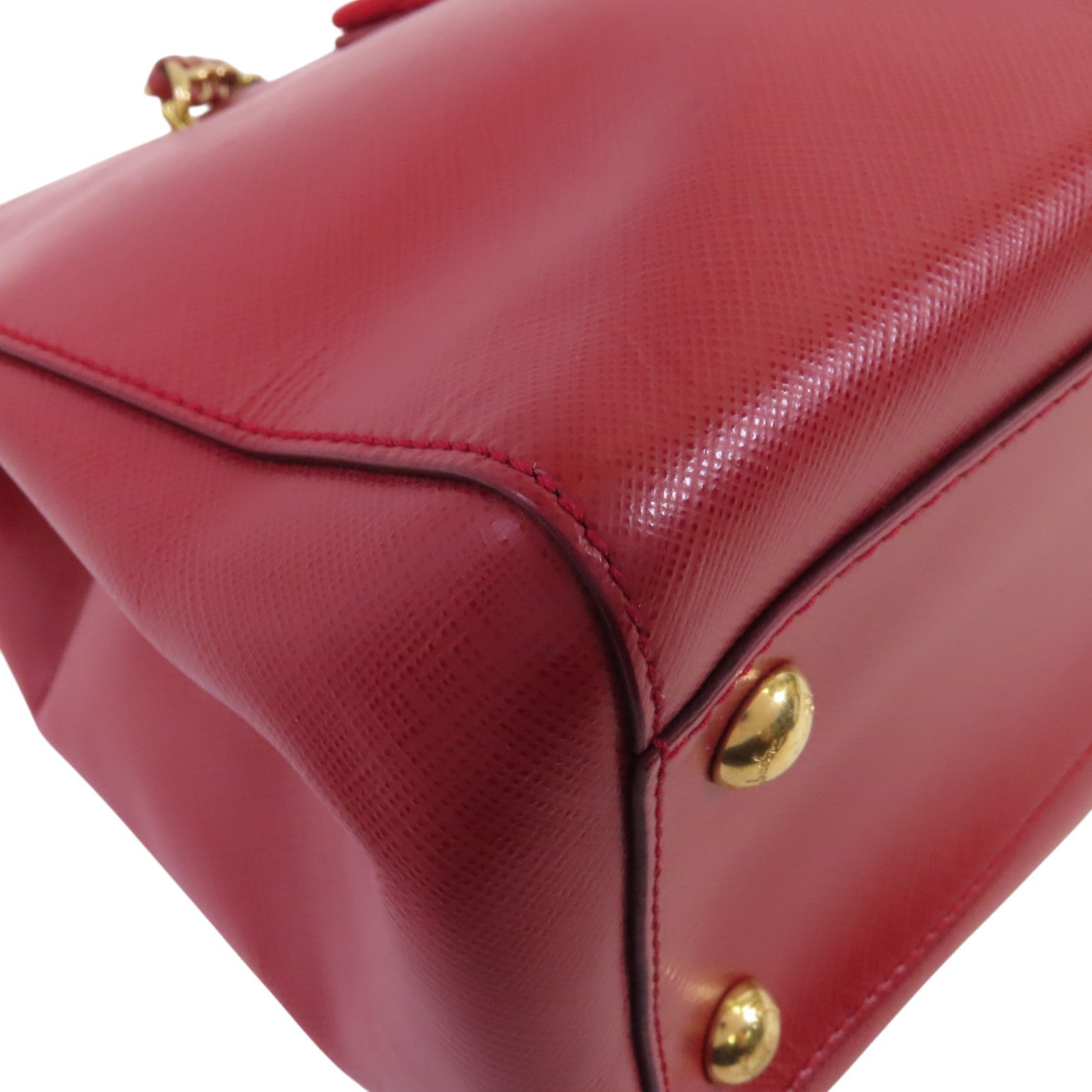 Salvatore Ferragamo 牛皮皮革Shoulder Bag金扣鏈帶肩背袋