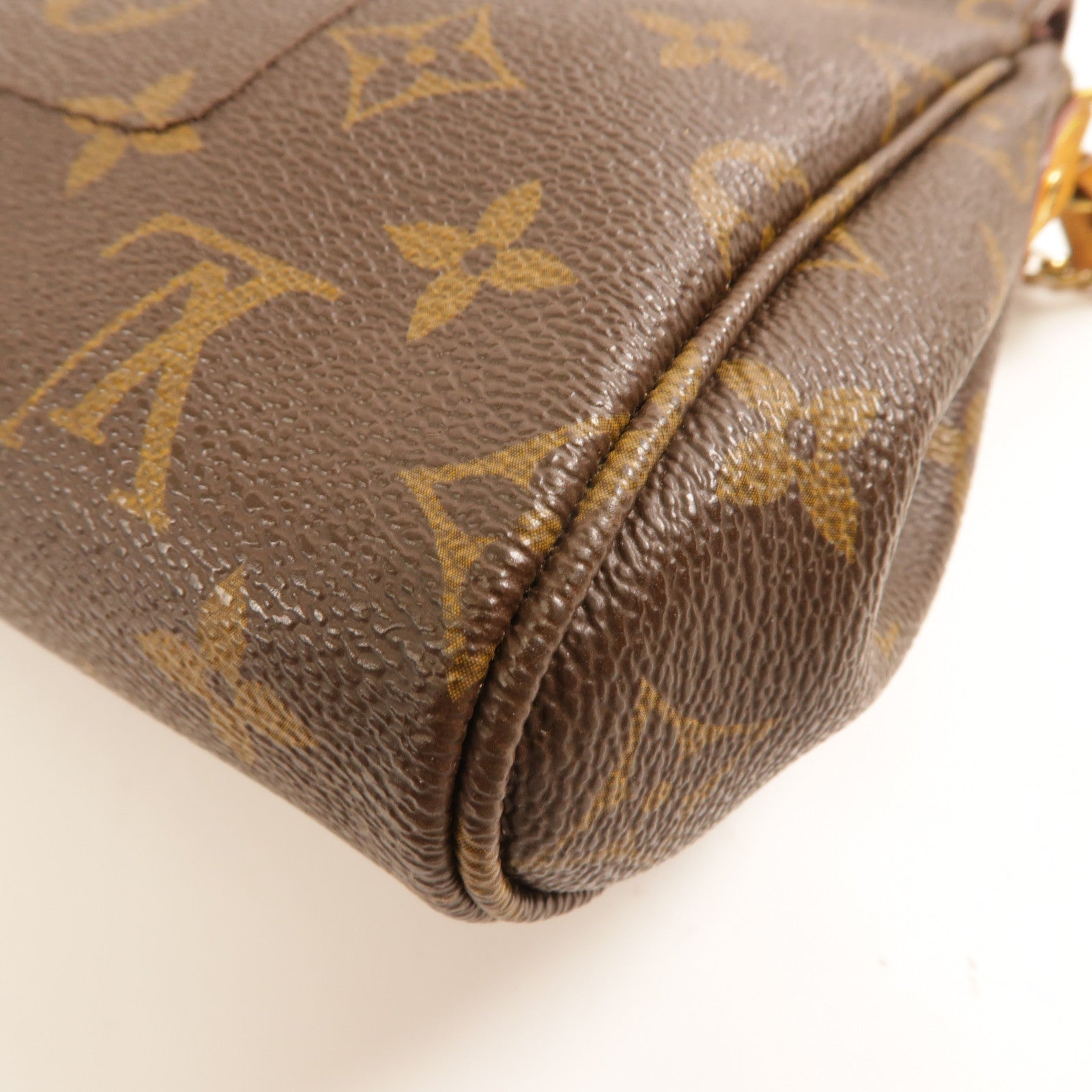 LOUIS VUITTON Monogram Favorite MM金扣手挽肩背兩用袋棕色