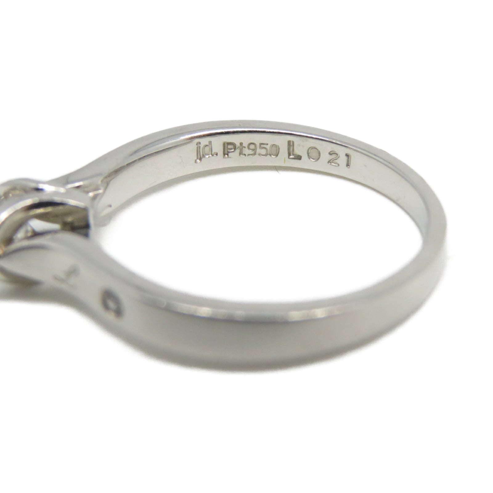 JEWELRY **【激減優惠】PT950鉑金Ring 0.21ct鑽石戒指US#5.625