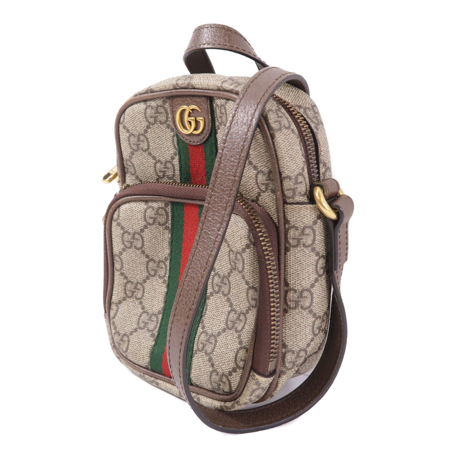 GUCCI 塗層帆布Ophidia GG肩背袋
