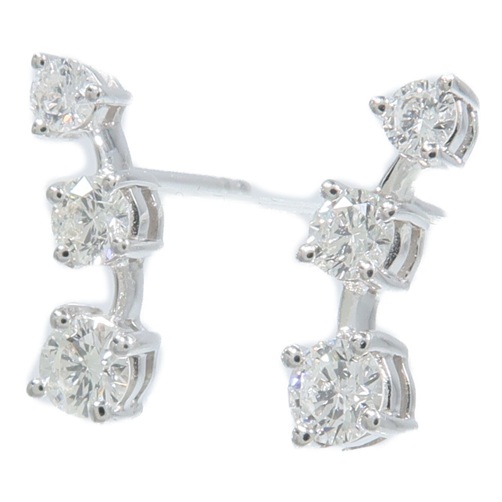 JEWELRY 18K白金Diamond Earring鑽石耳環